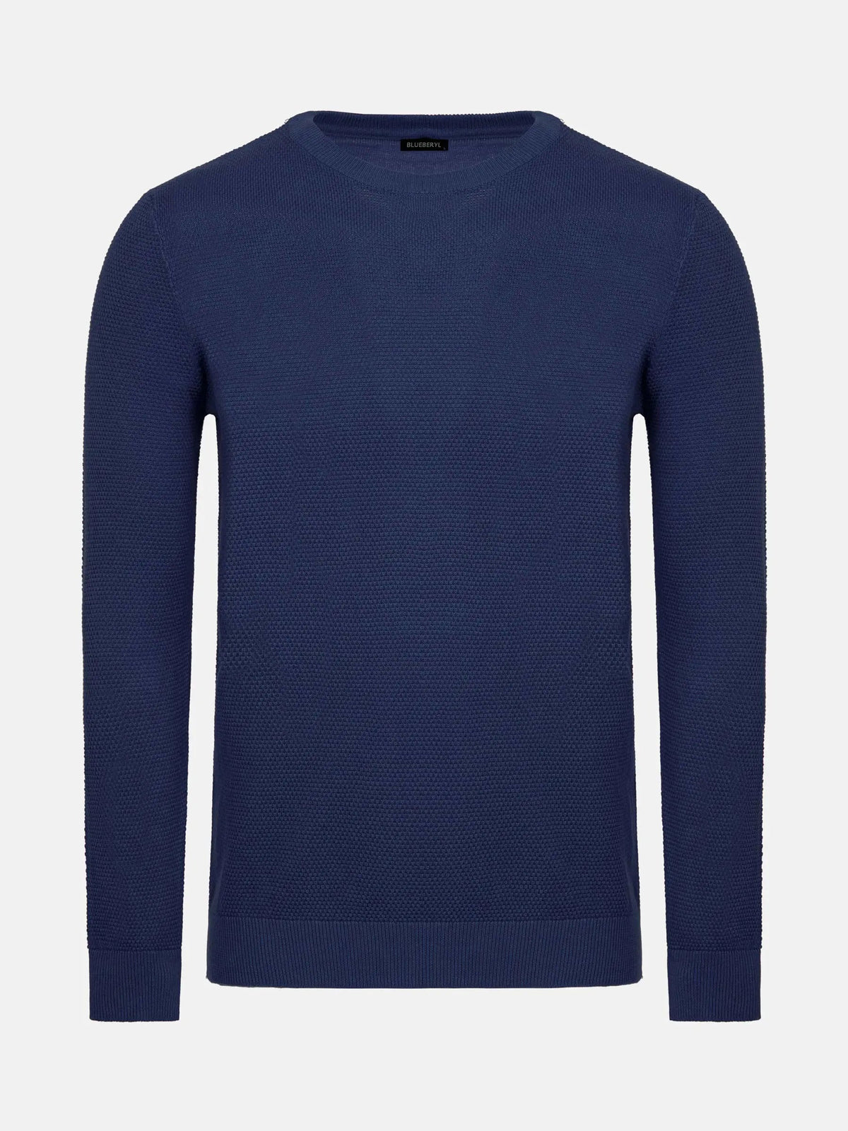Larry Navy Cotton Pullover 6XL