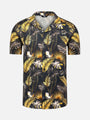 Umberto Floral Black Shirt 6XL