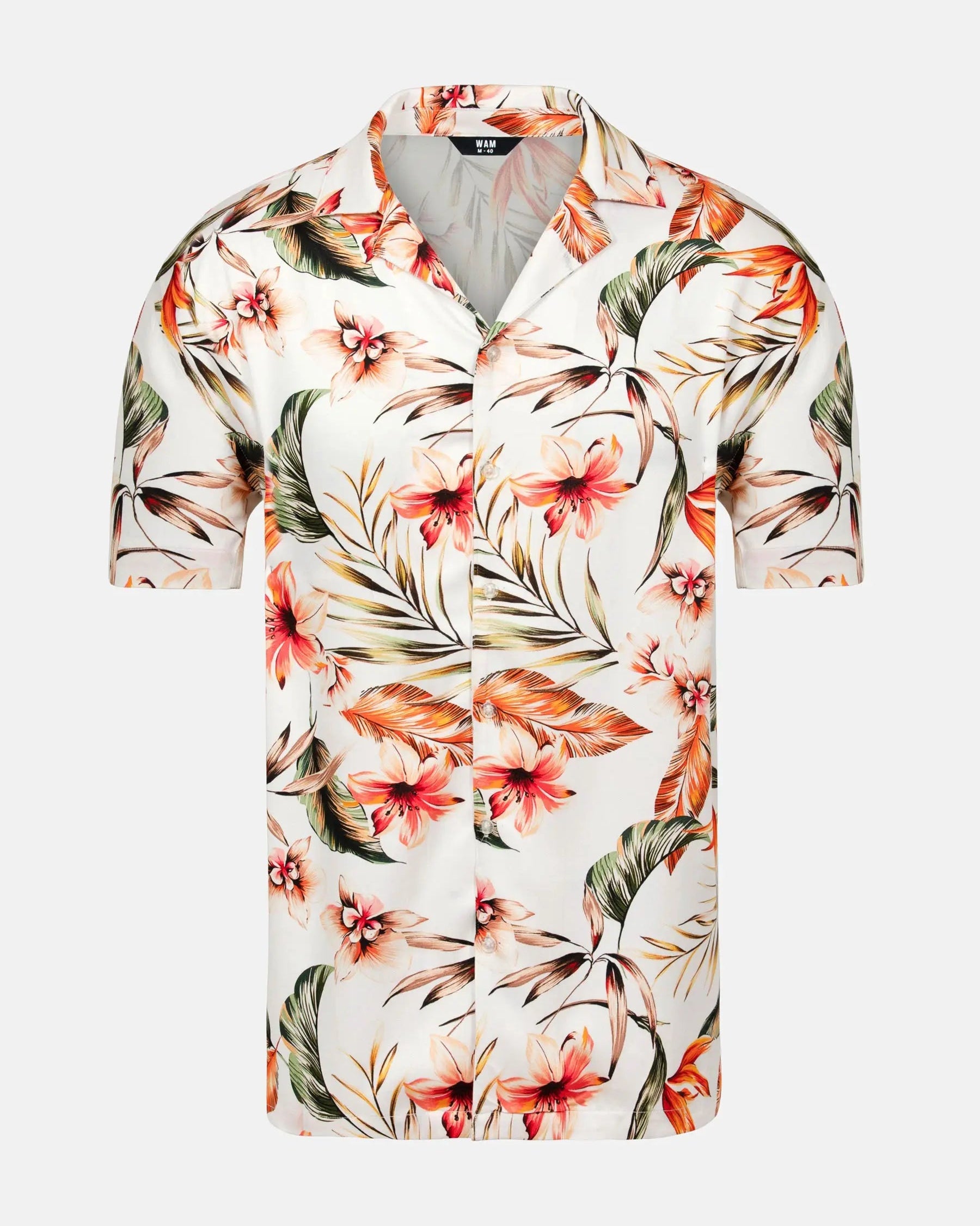 Mason Floral White Shirt 6XL