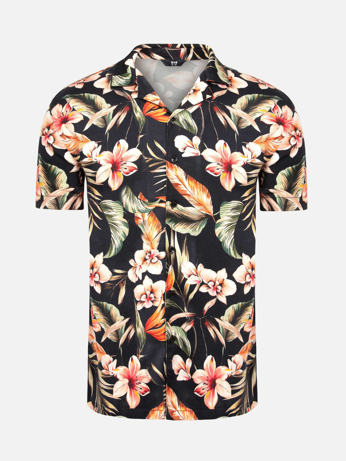 Ethan Floral Black Shirt 6XL