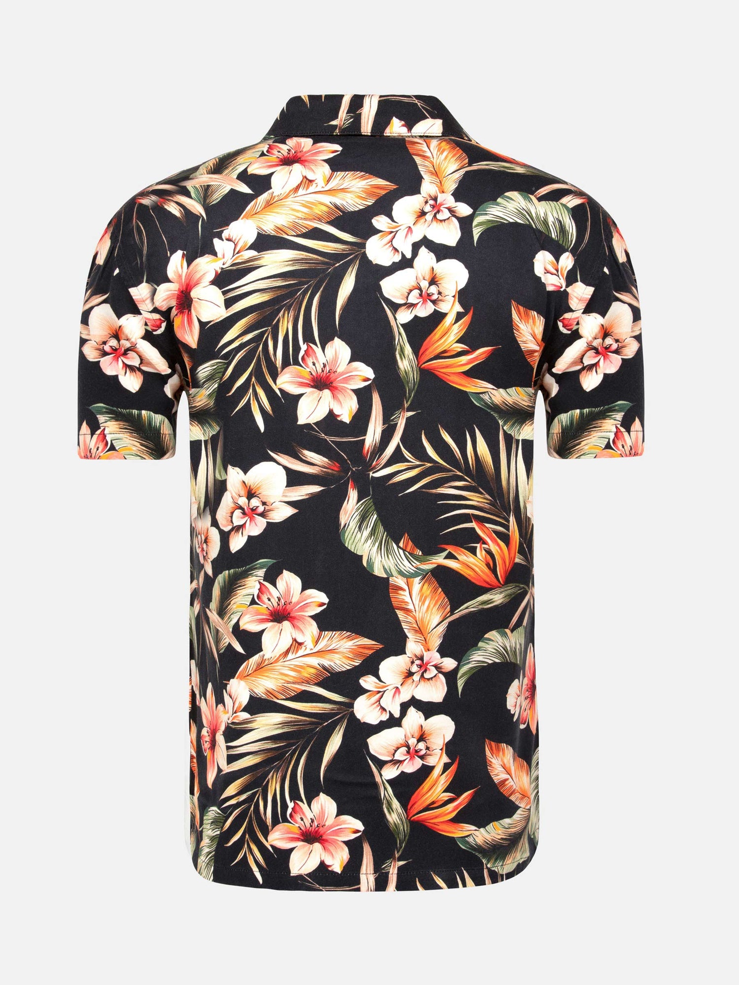 Ethan Floral Black Shirt 6XL