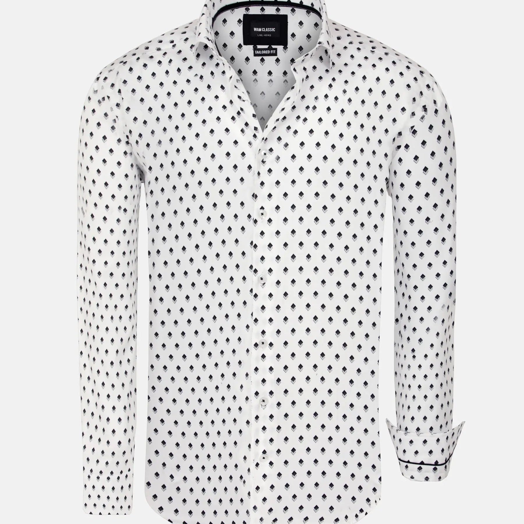Apollo Tailored Fit White Shirt 6XL