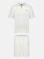 Alonzo Off White Hoodie Shorts Set 6XL