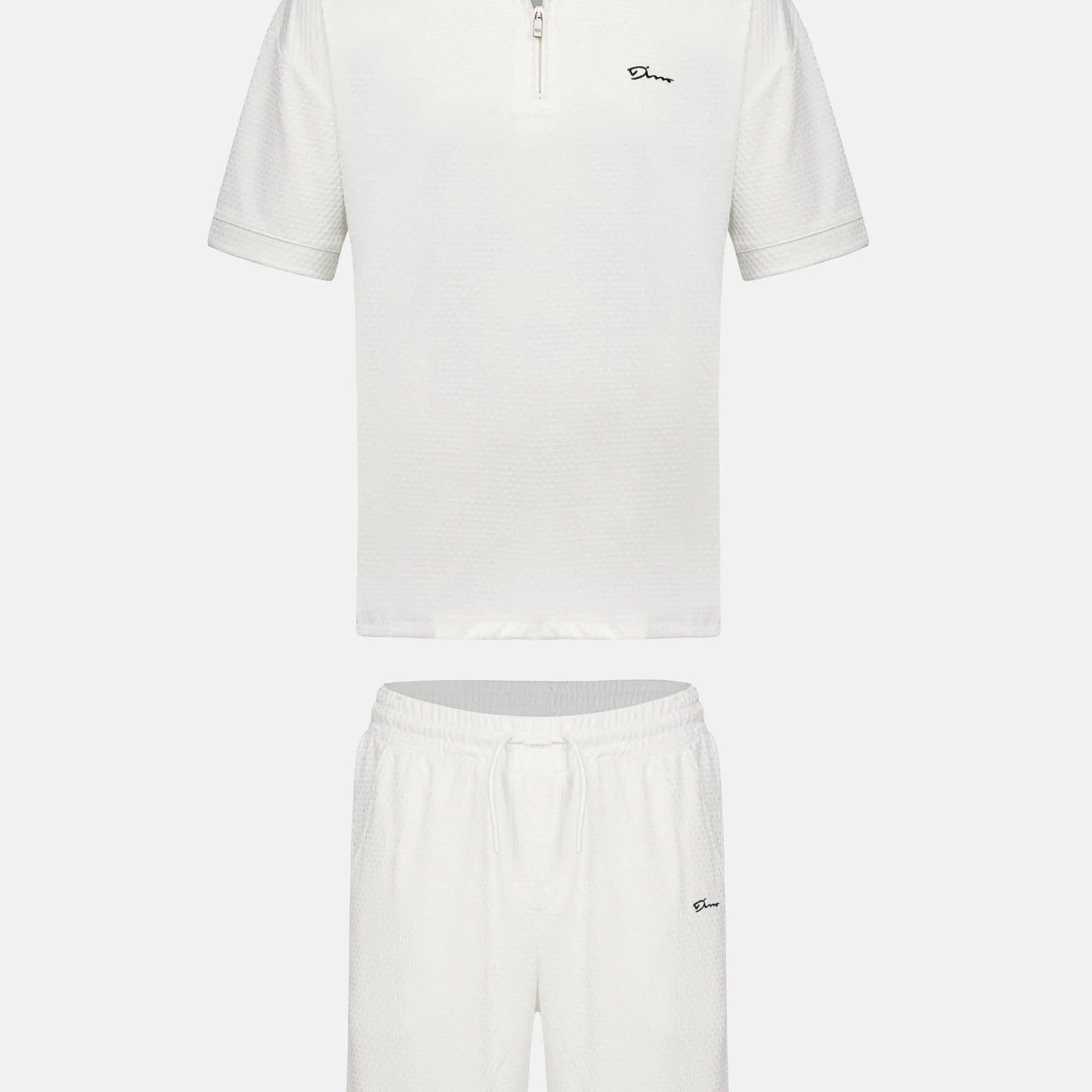 Alonzo Off White Hoodie Shorts Set 6XL