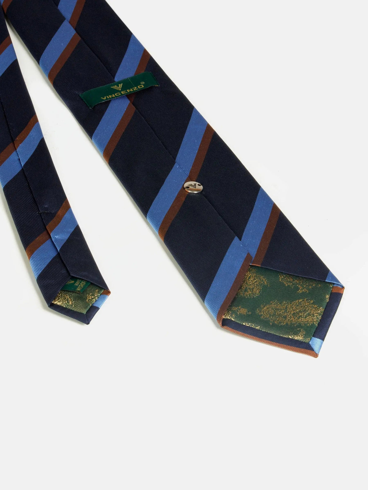 William Powell Black Grey Tie One Size