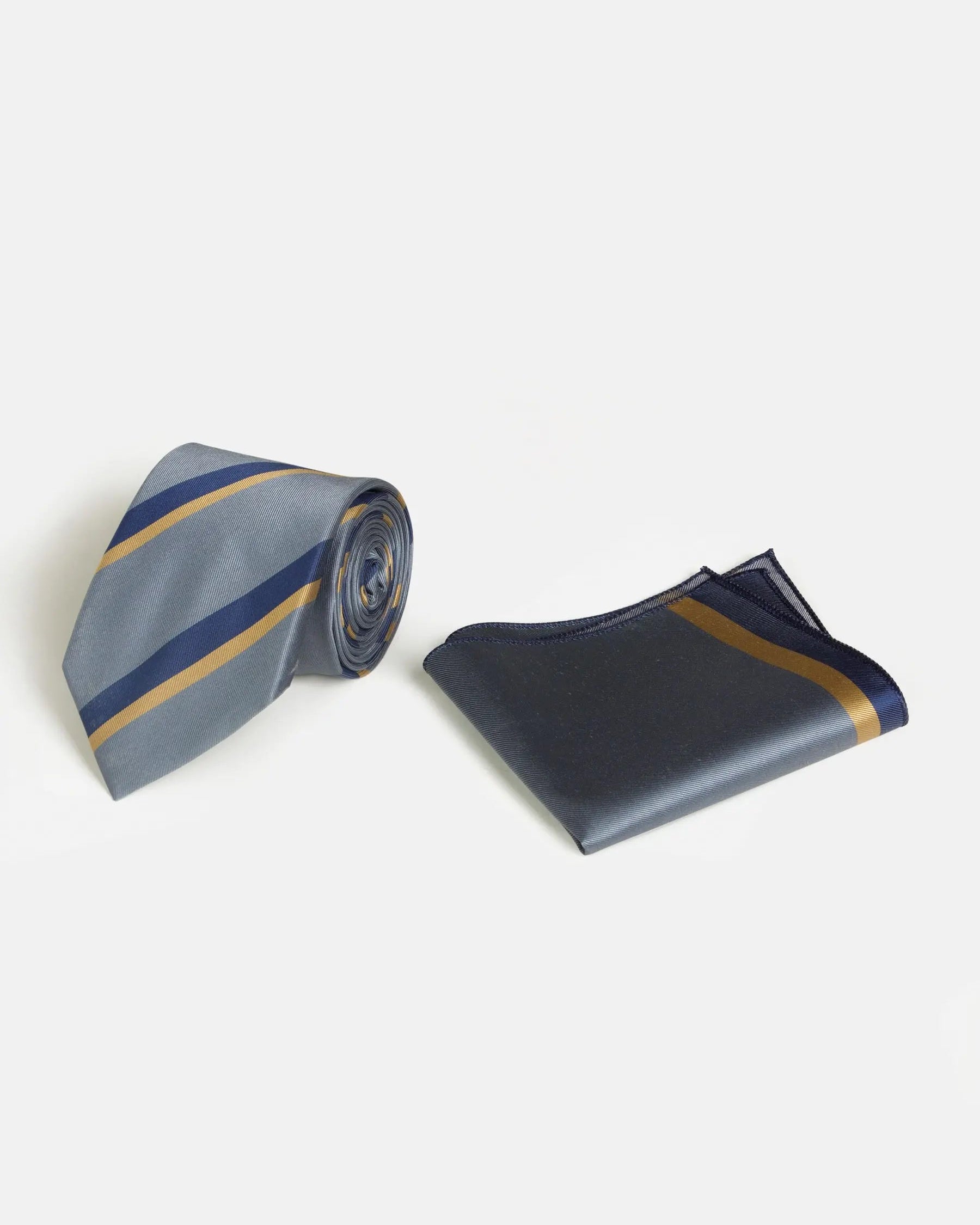 William Powell Navy Anthrite Tie One Size