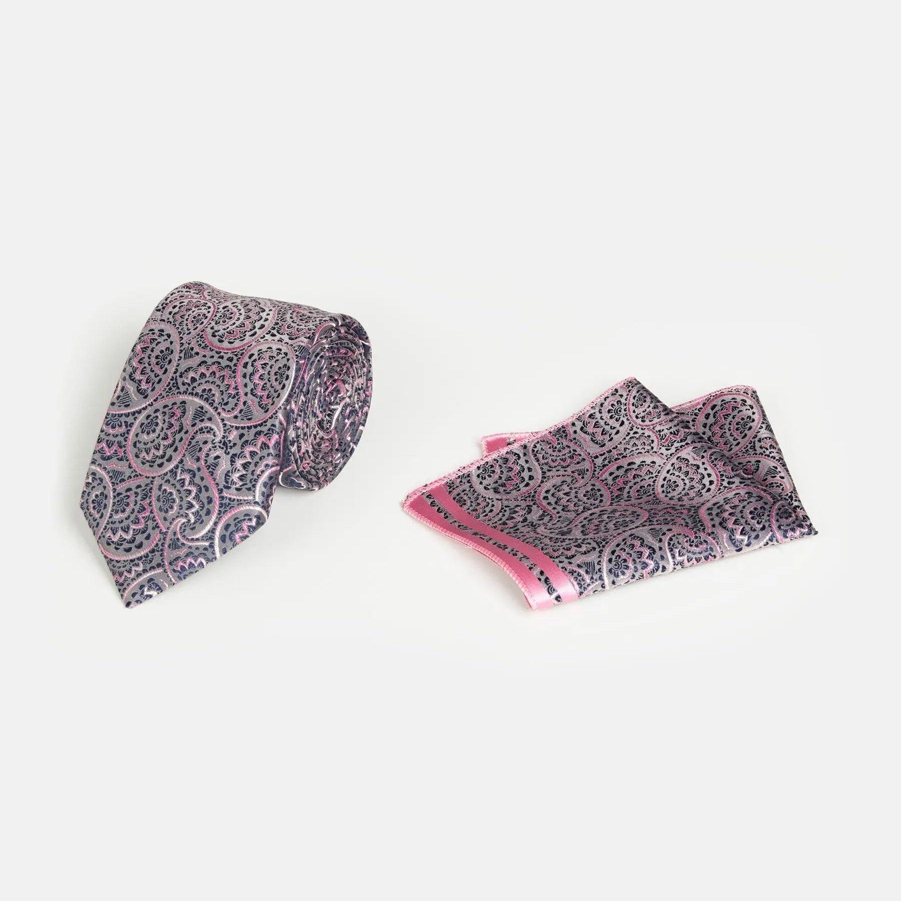 Pierce Navy Pink Tie One Size