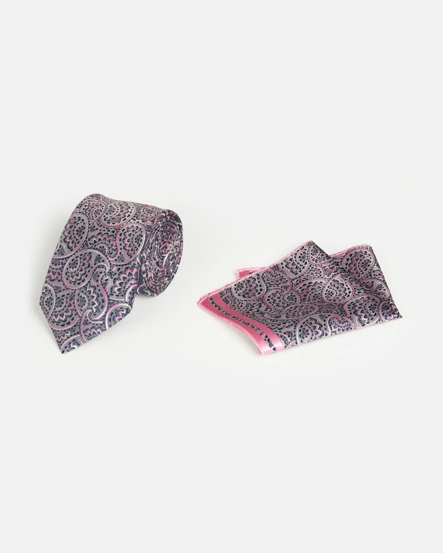 Pierce Navy Pink Tie One Size