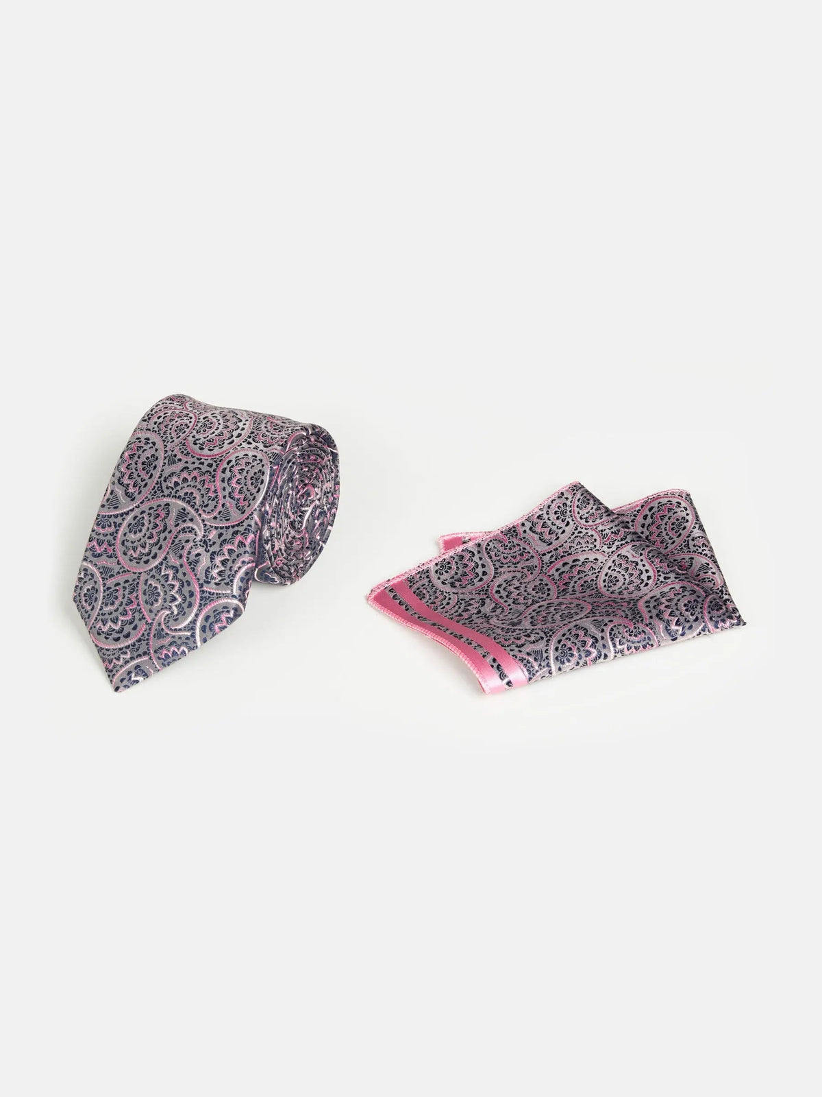 Pierce Navy Pink Tie One Size
