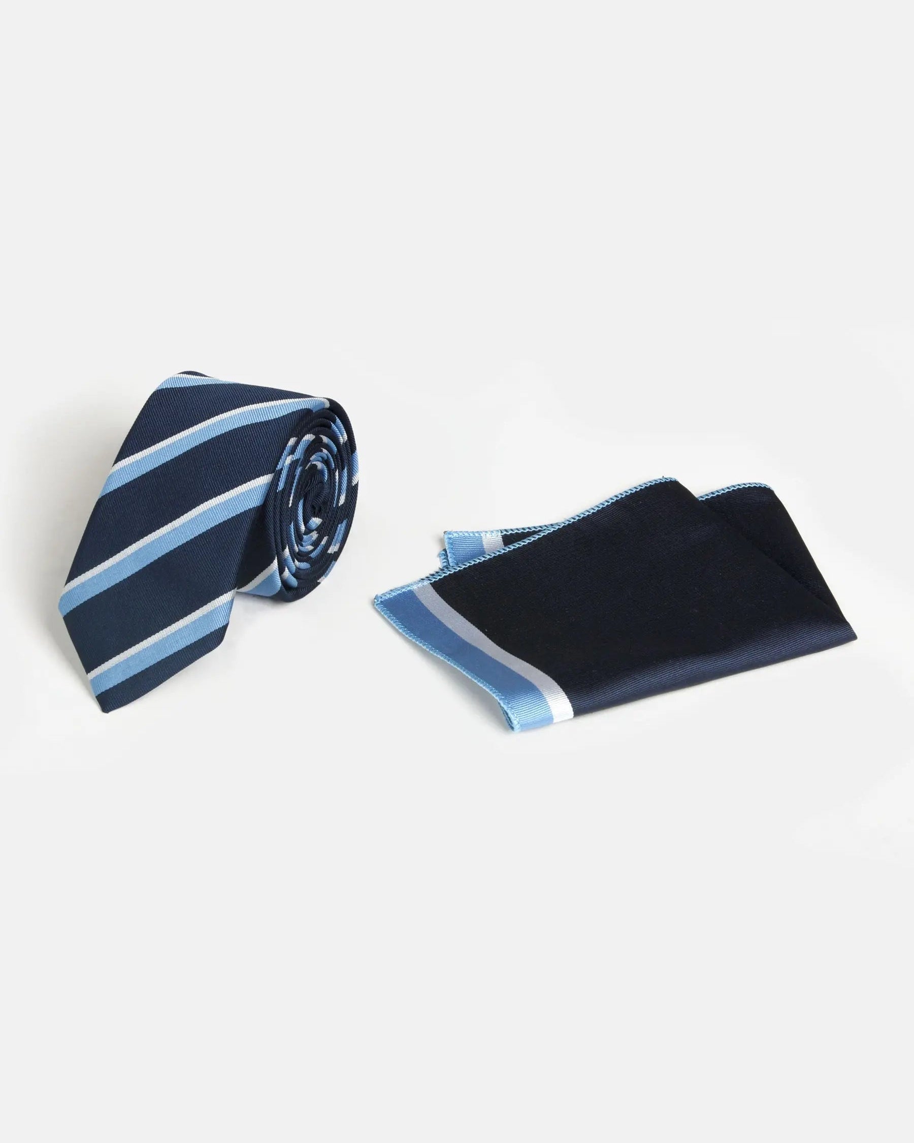Liam Dark Navy Blue Tie One Size