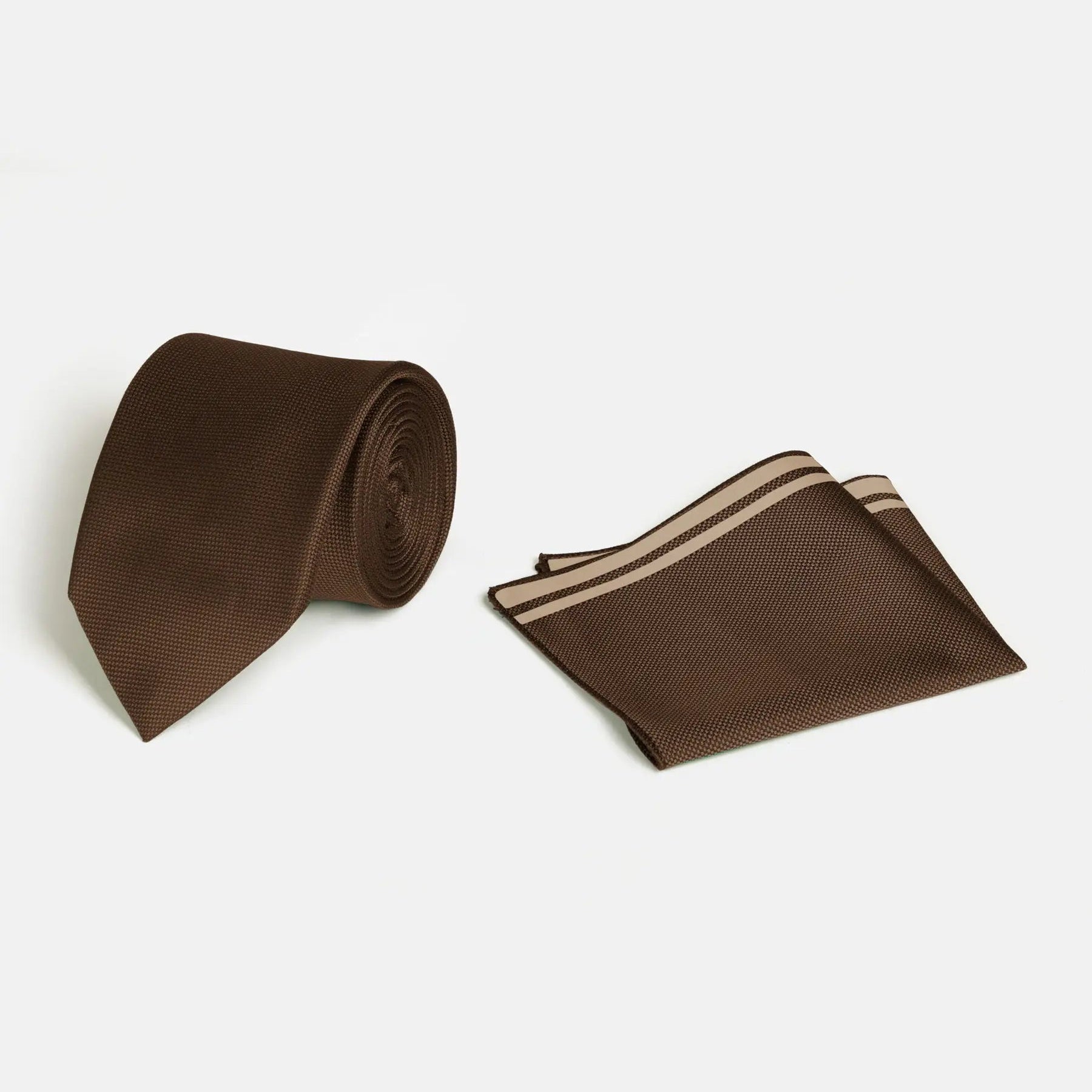Liam Dark Brown Tie One Size