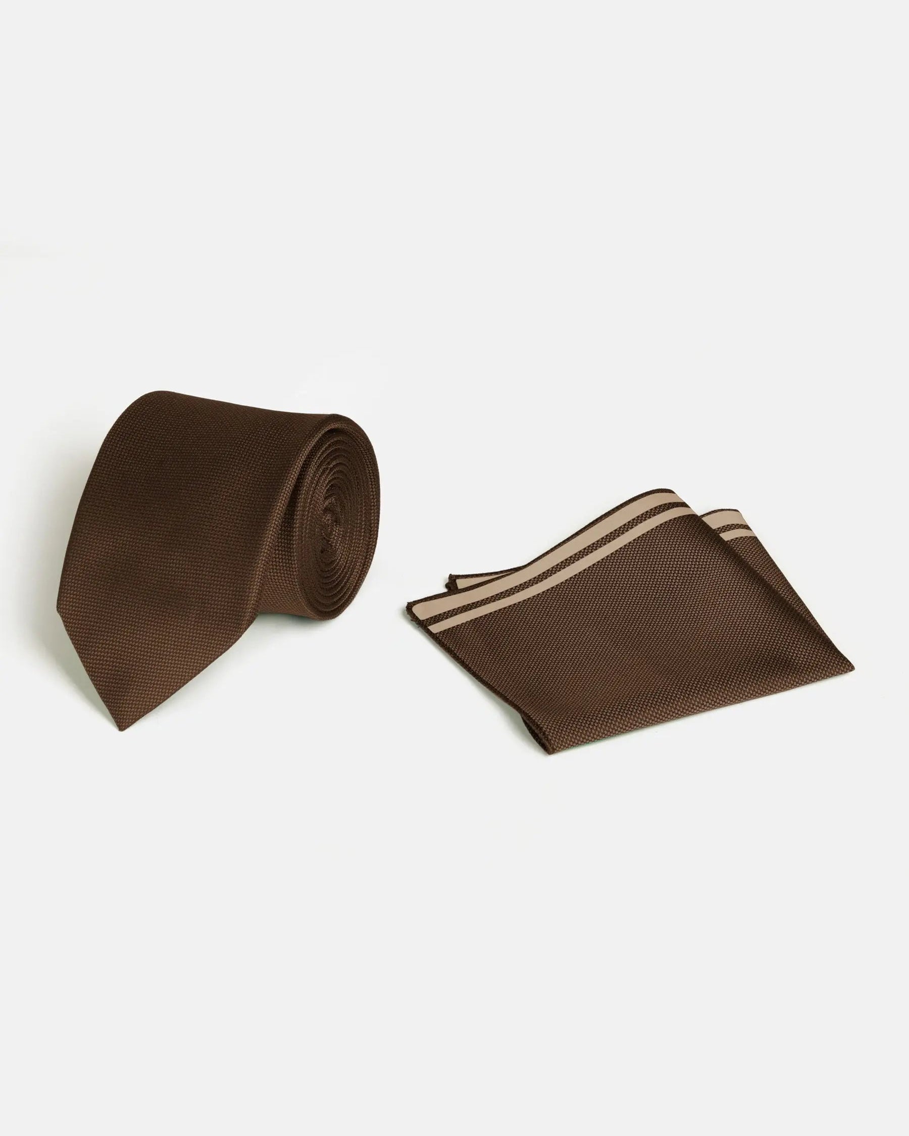 Liam Dark Brown Tie One Size
