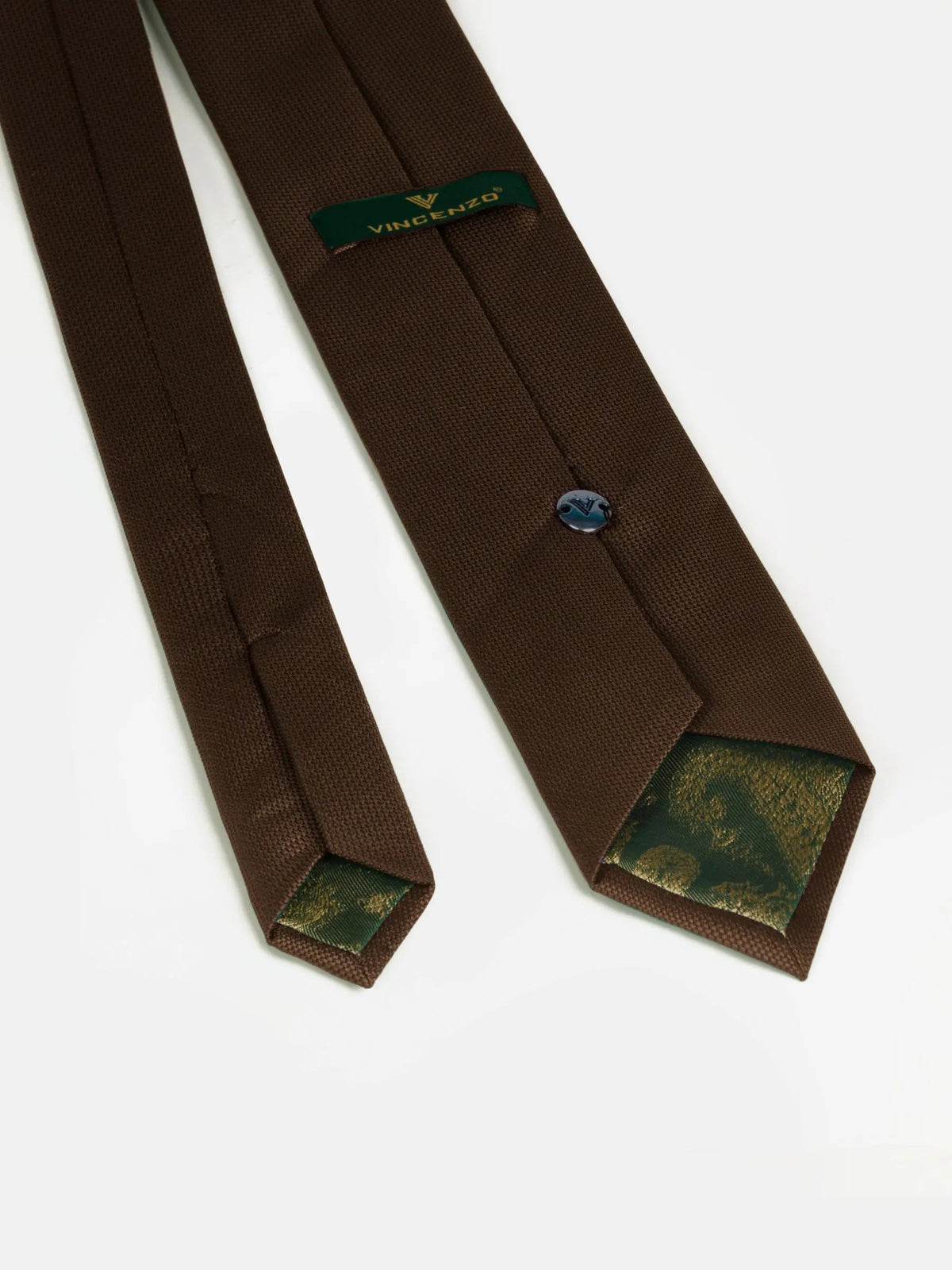 Liam Dark Brown Tie One Size