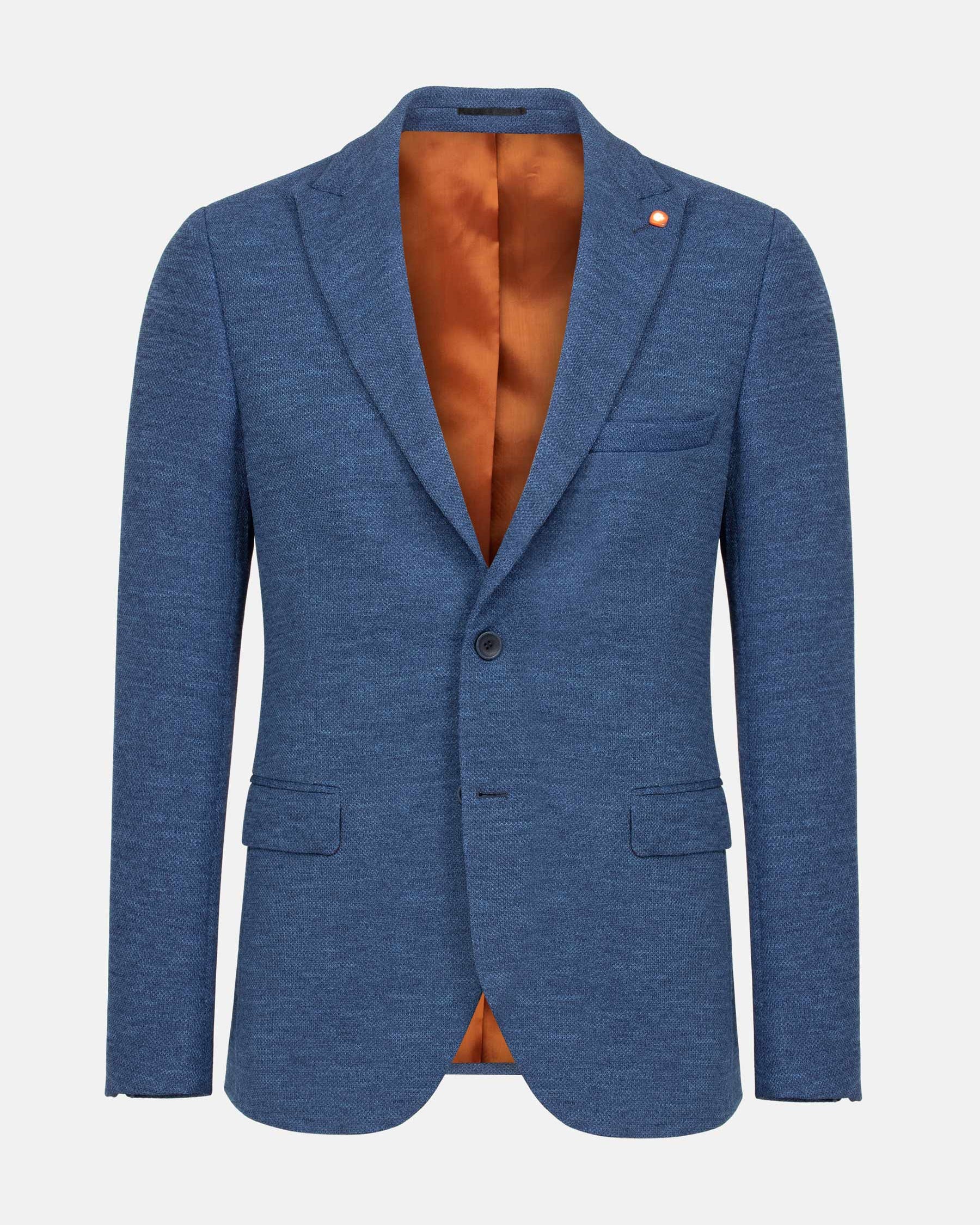 David Paul Single Breast Blue Blazer 60