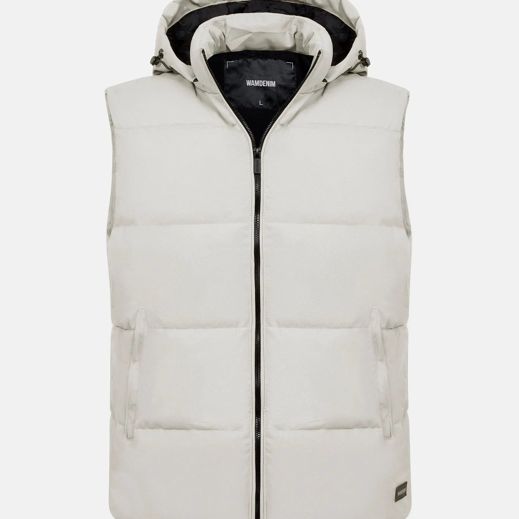 The Finlay Light Grey Body Warmer Wam Denim