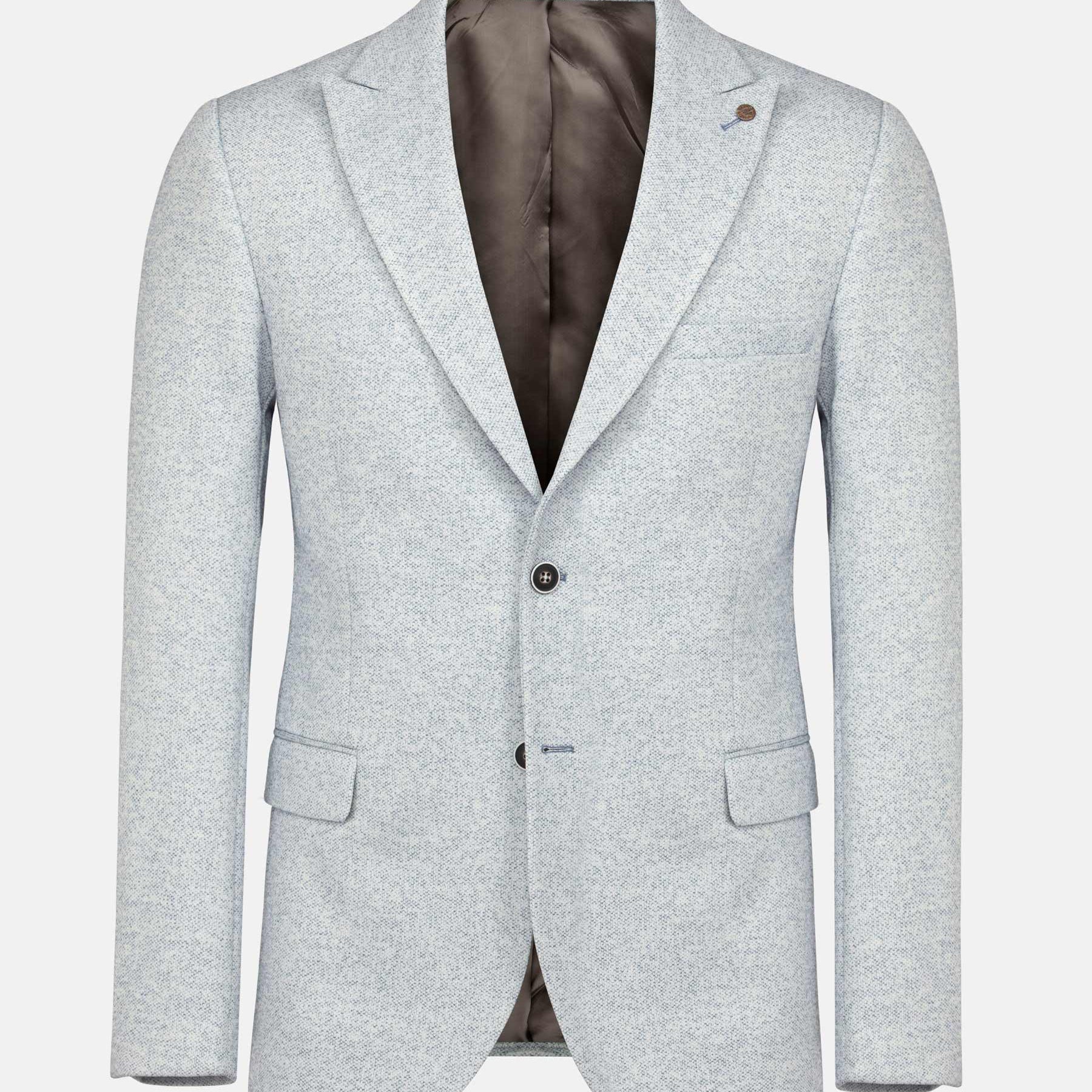 Darren Single Breast Blue White Blazer 58