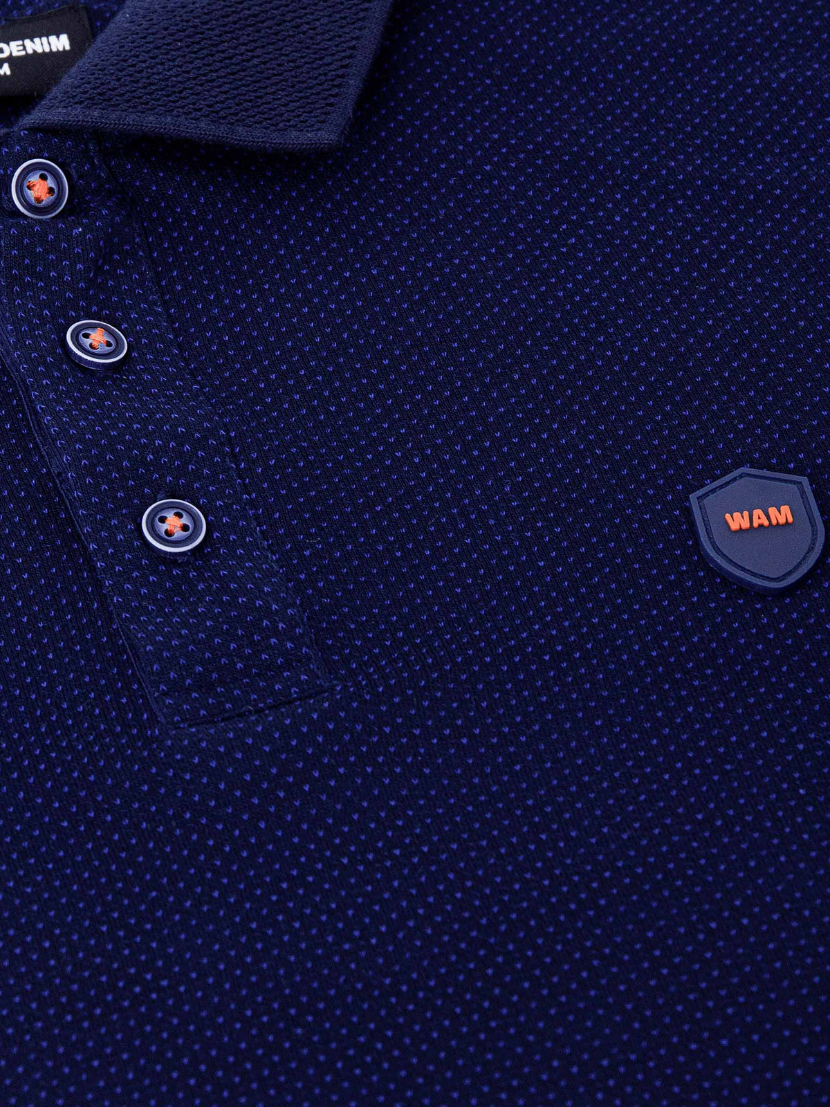The Luciano Navy Polo Wam Denim