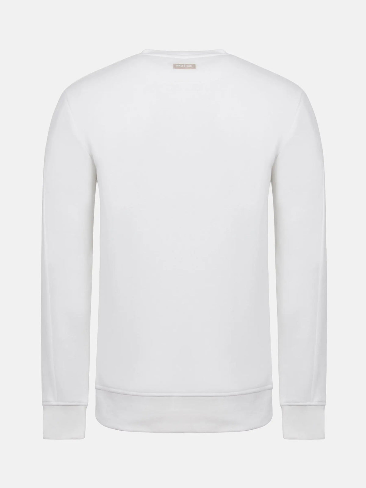 Ahmir White Crew Neck Sweater 6XL