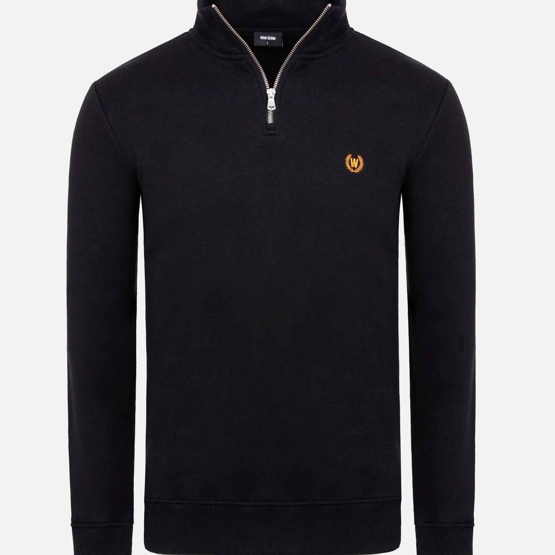 Santos Black High Neck Sweater 6XL