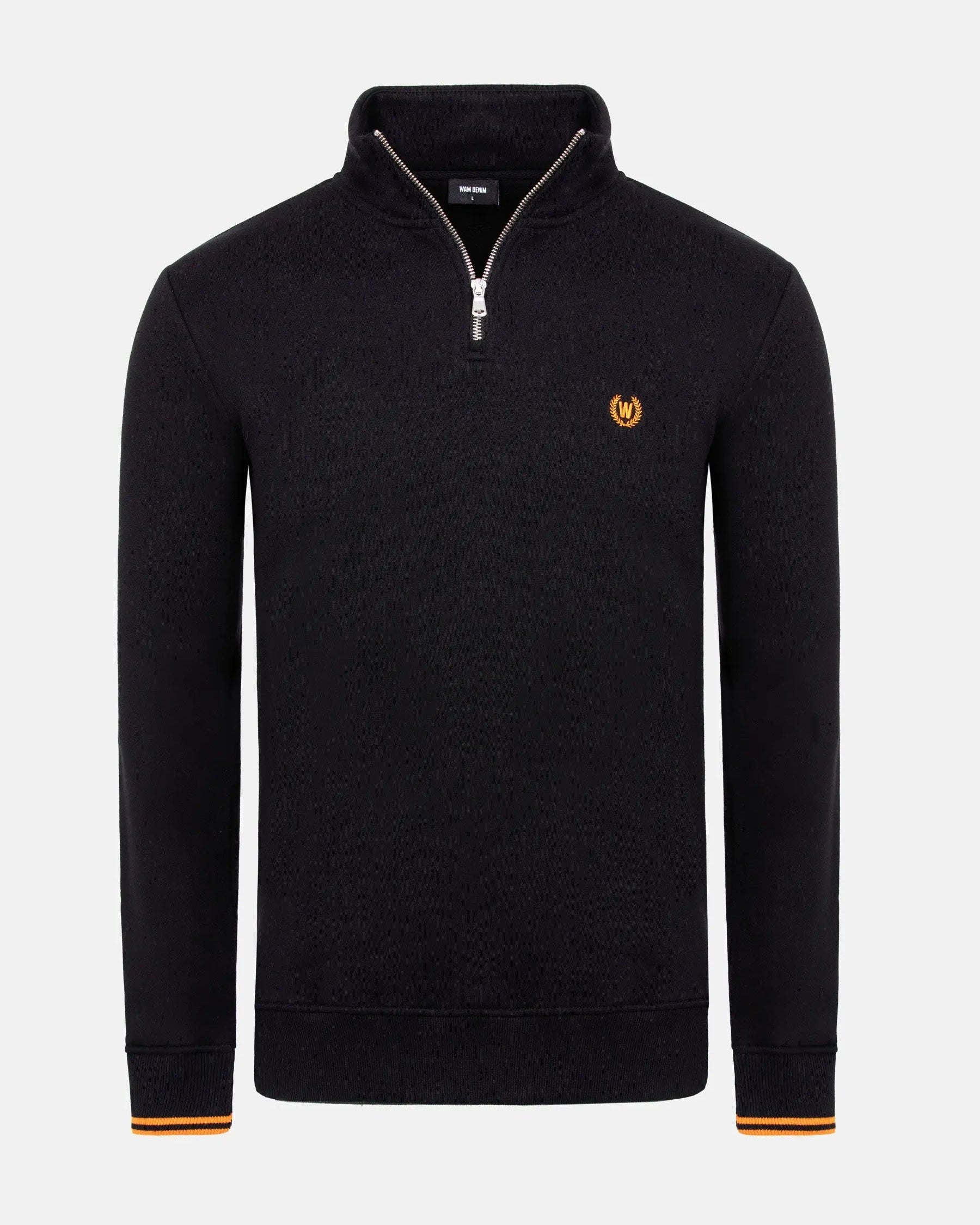Santos Black High Neck Sweater 6XL