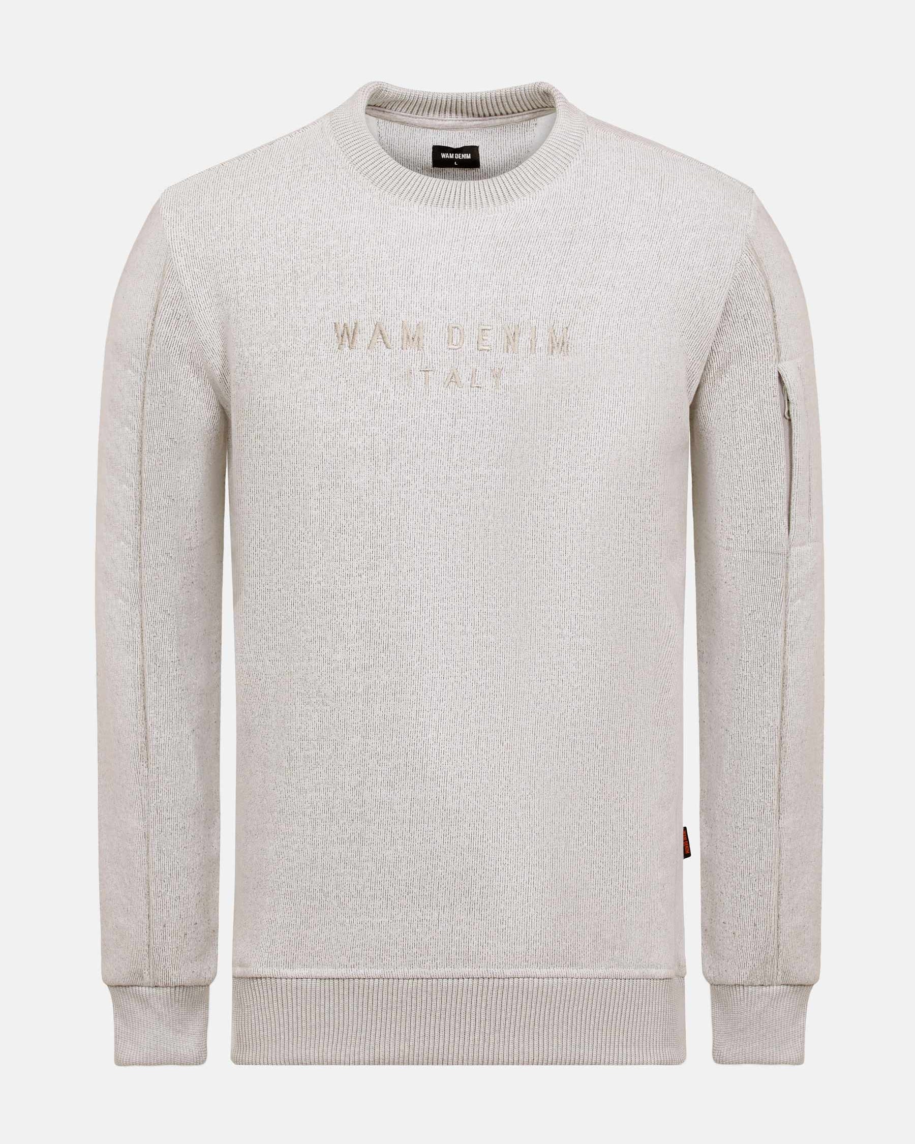 Dane Crew Neck Light Beige Sweater 6XL