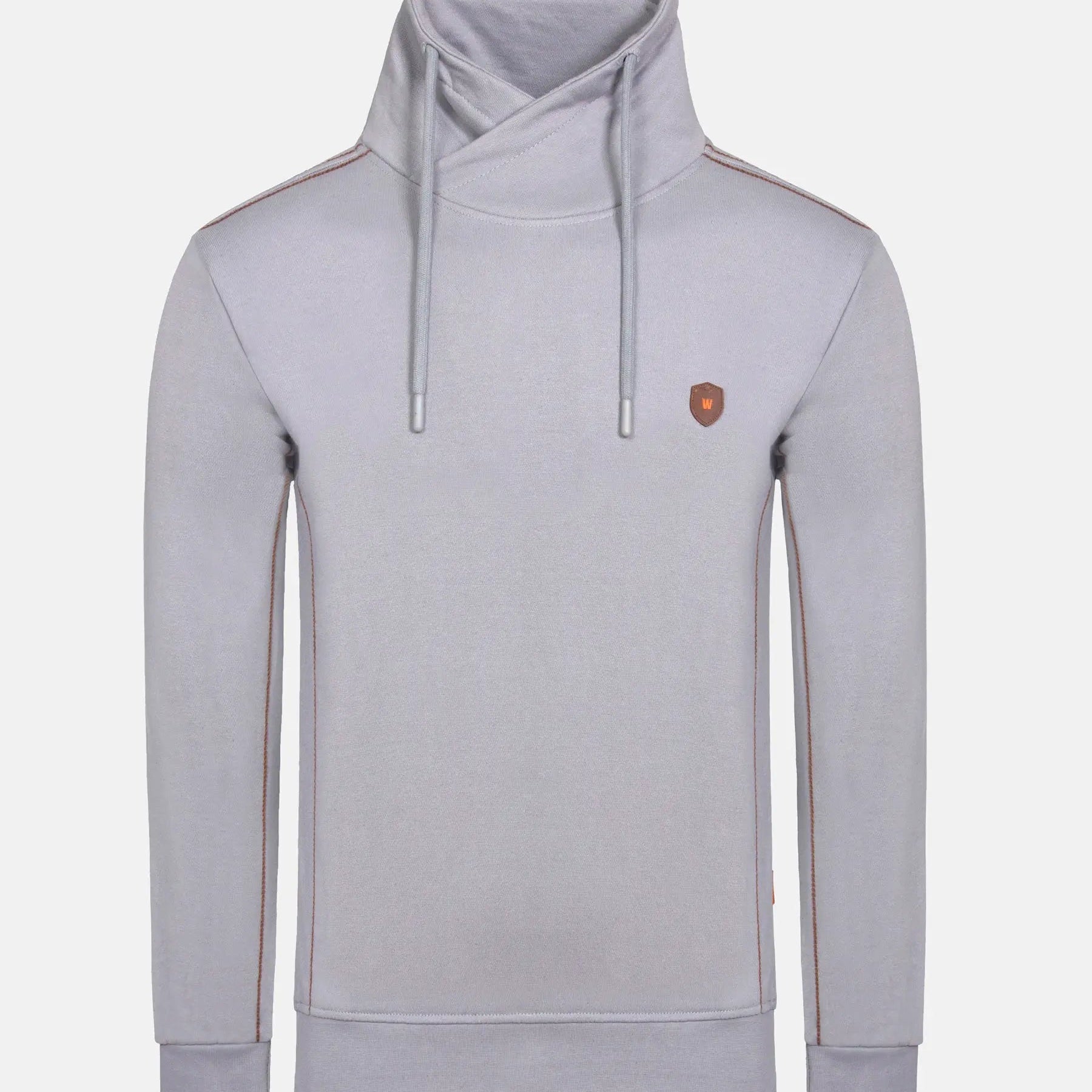 Mathew High Neck Light Grey Sweater 6XL