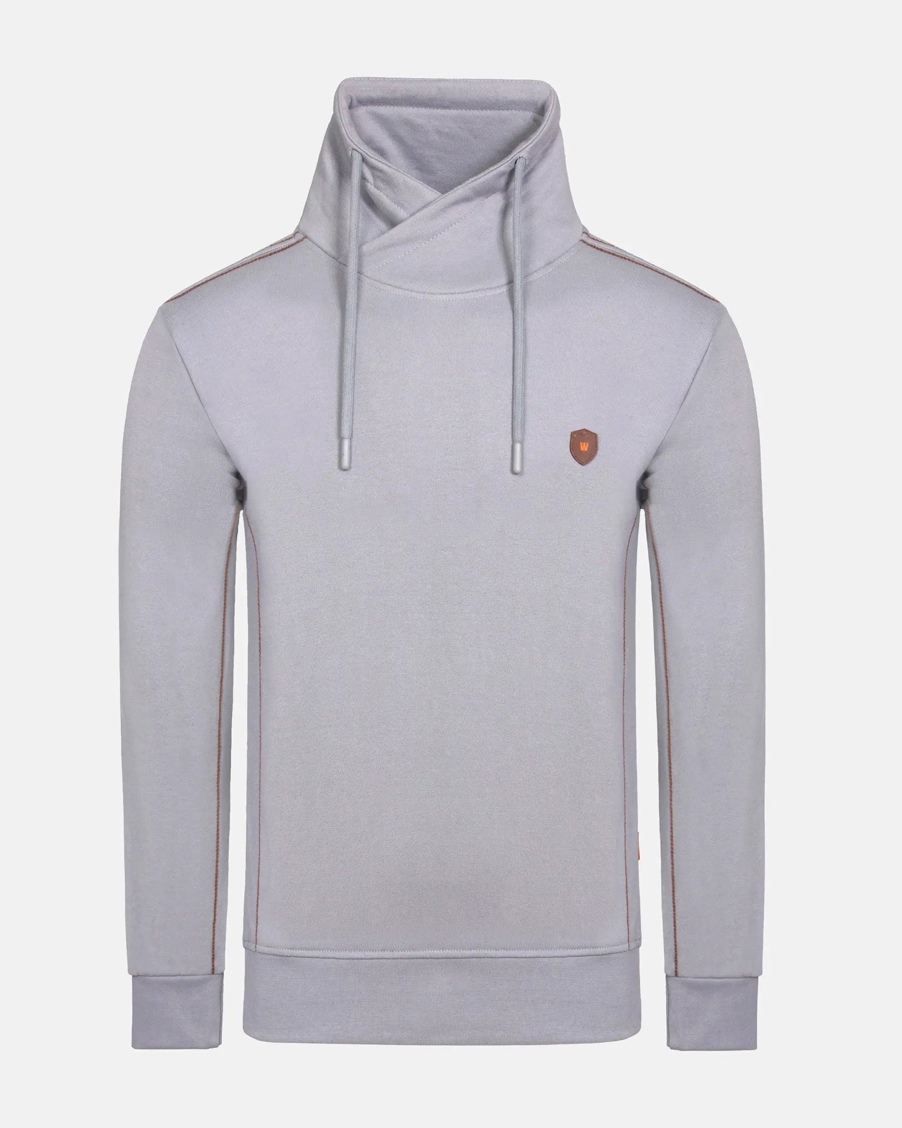 Mathew High Neck Light Grey Sweater 6XL