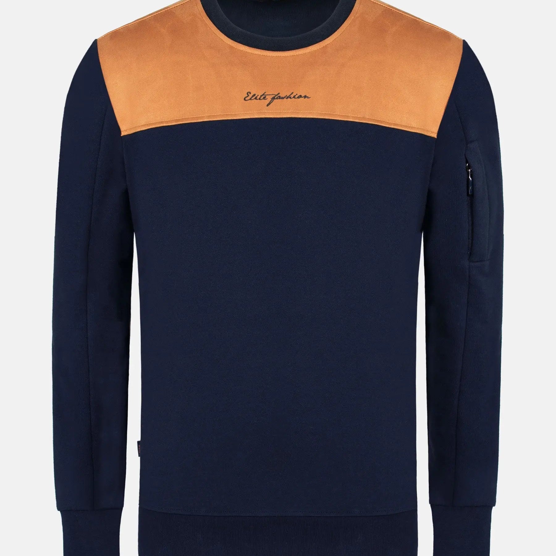 Emory Slim Fit Navy Sweater 6XL