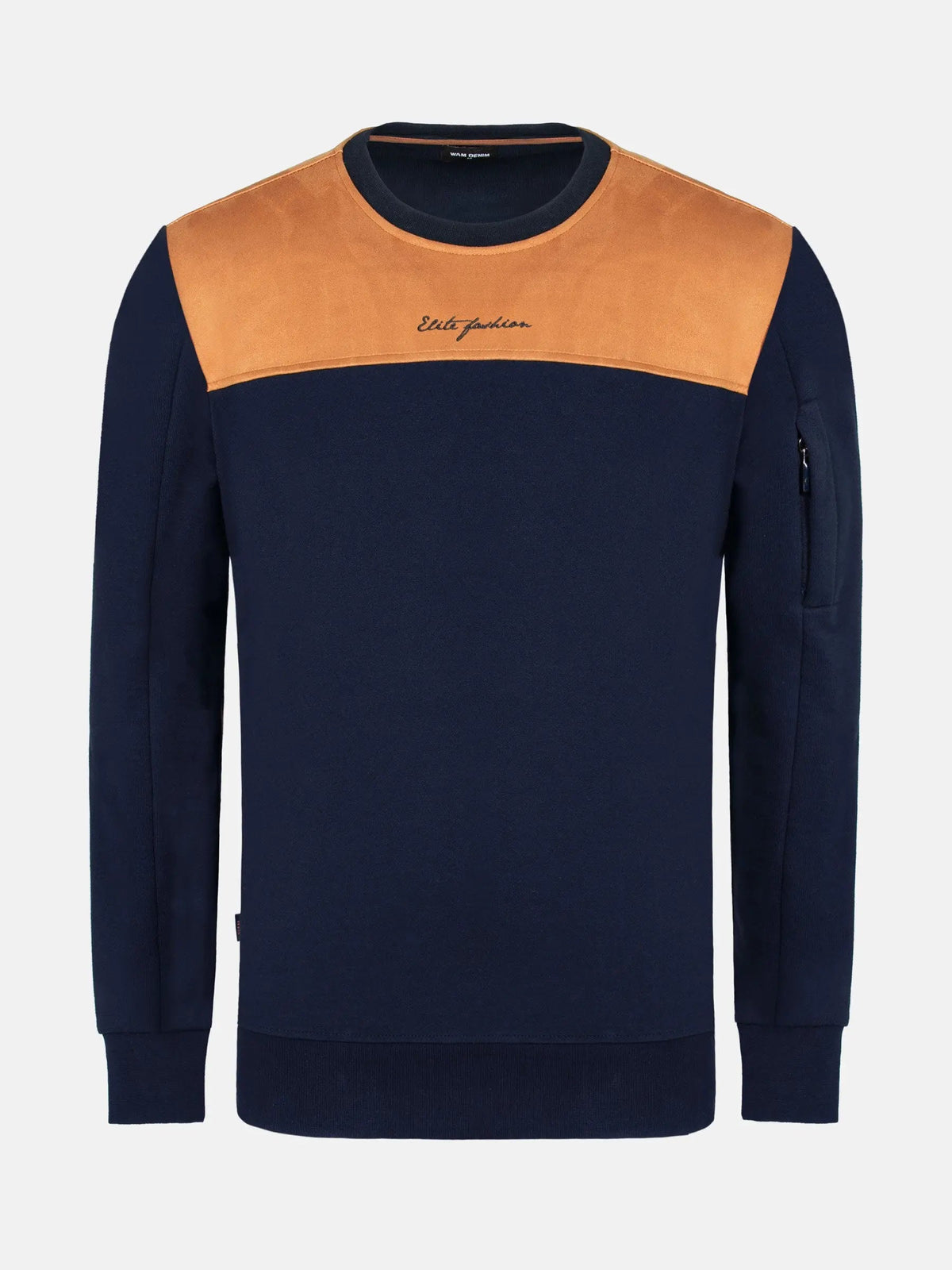 Emory Slim Fit Navy Sweater 6XL