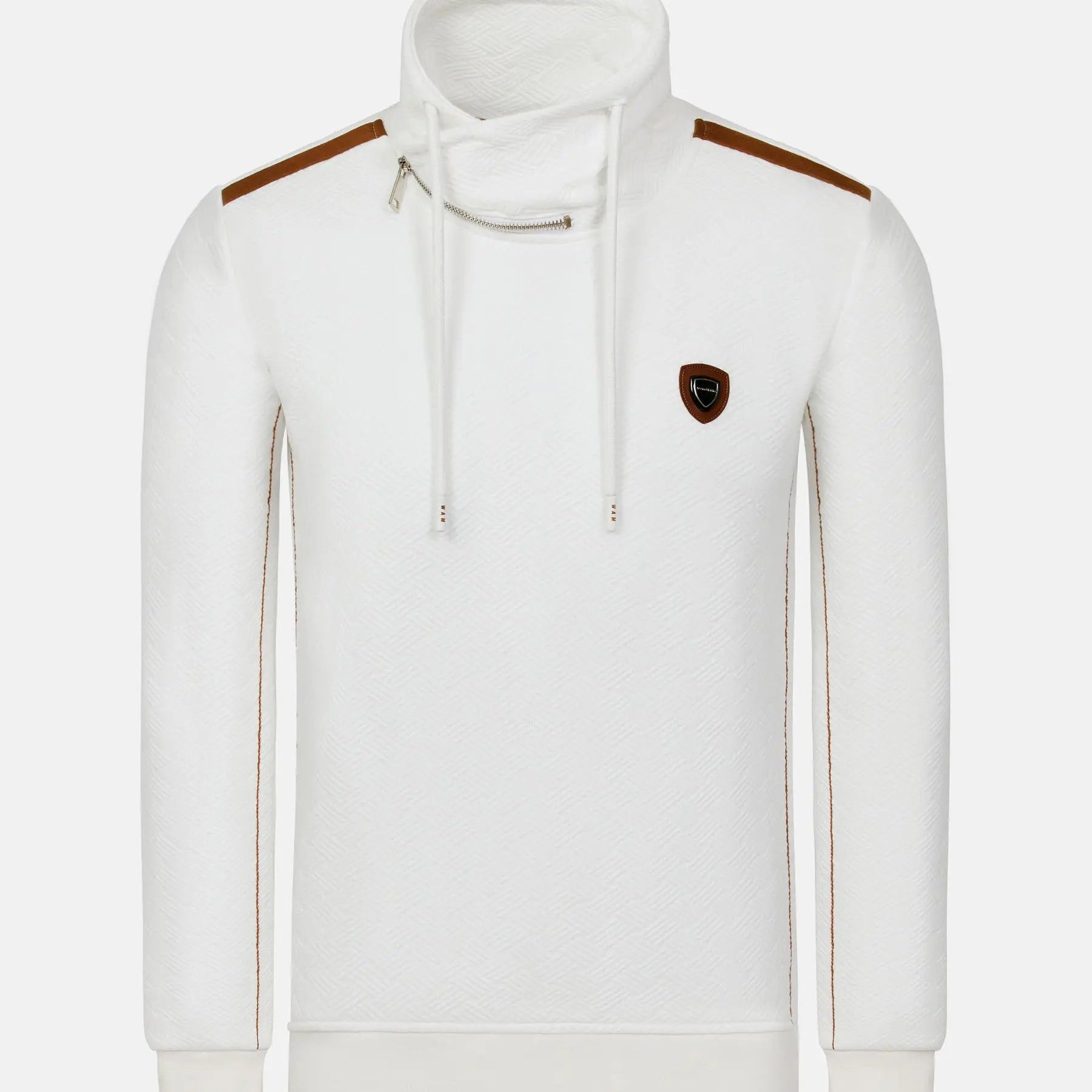 Solstice Slim Fit Off White Sweater 6XL