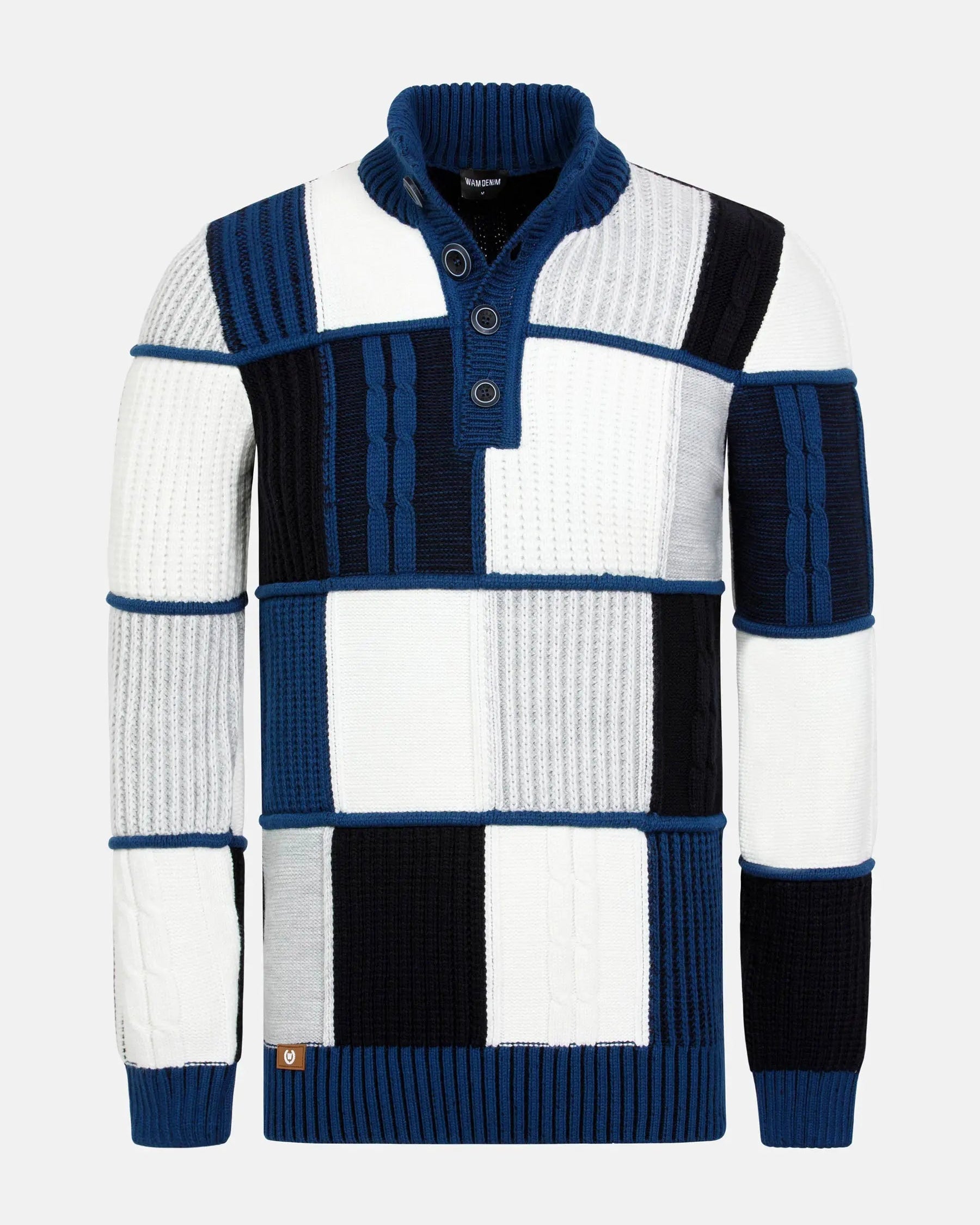Frank Knit Pattern Indigo Navy Knitwear 6XL