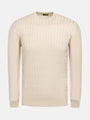 Ruth Crew Neck Beige Pullover 6XL