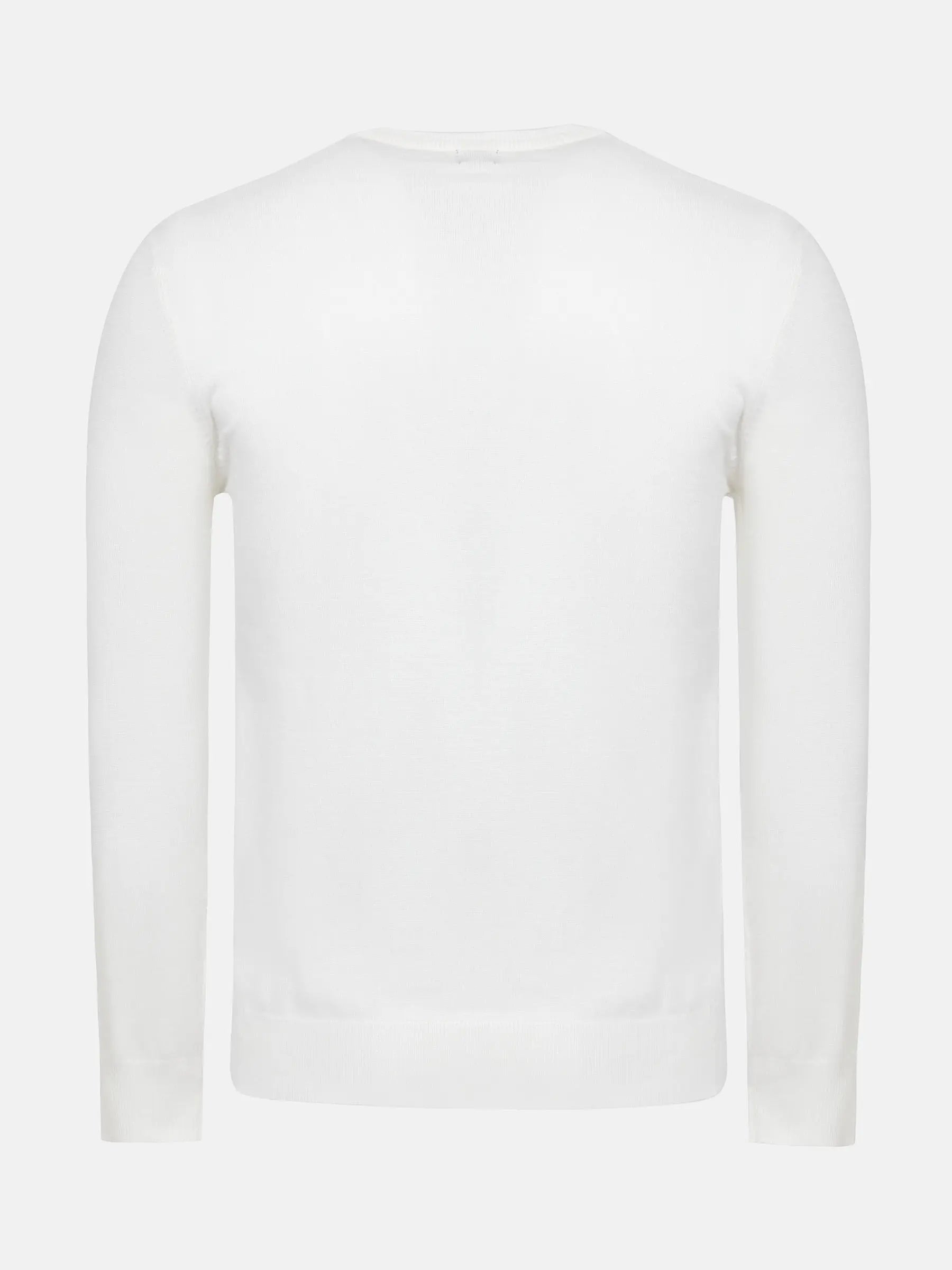 Ruth Crew Neck Off White Pullover 6XL