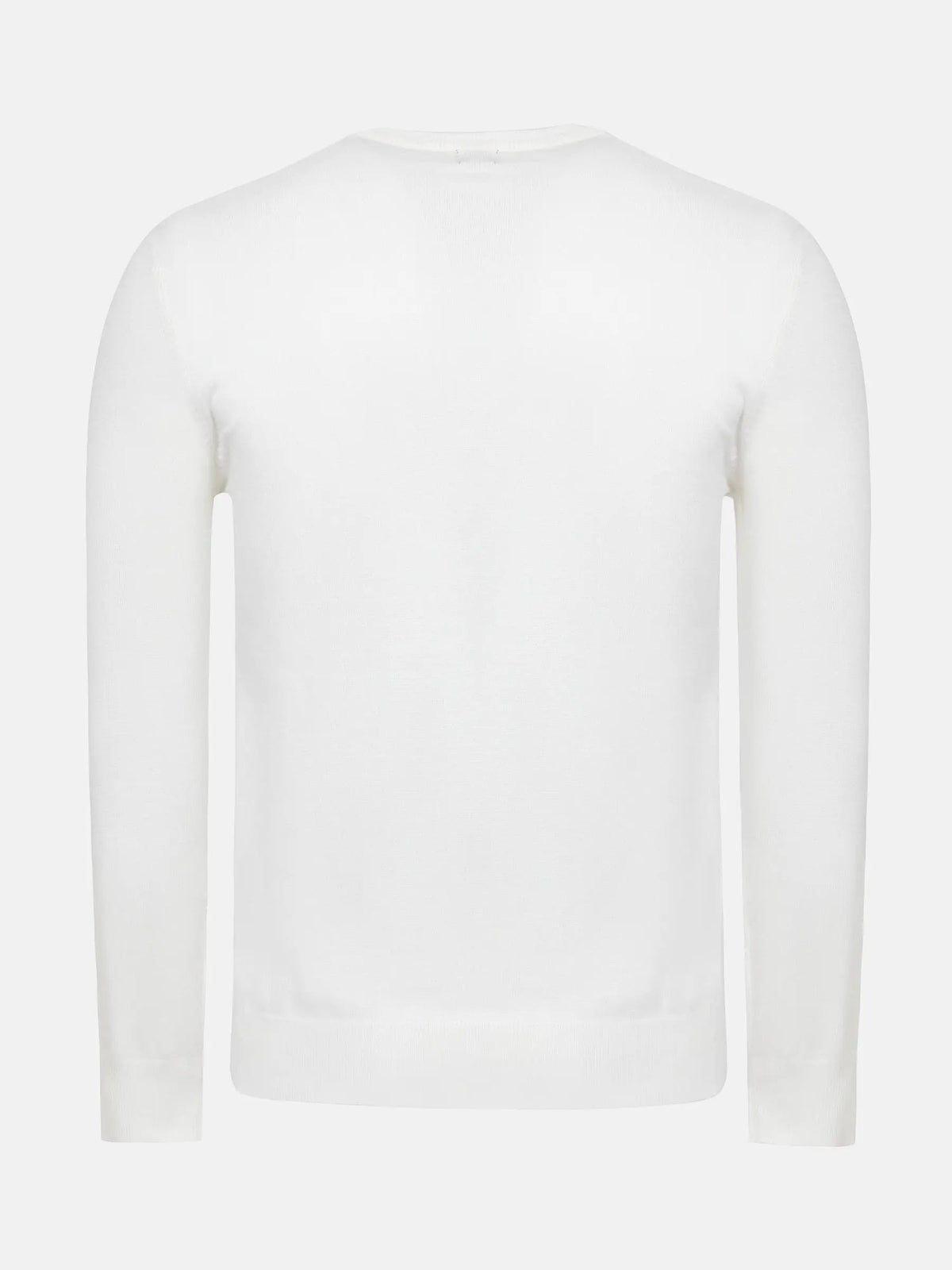 Ruth Crew Neck Off White Pullover 6XL