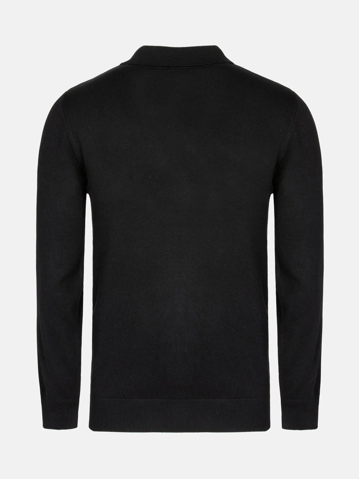Raglan Half Zip Closer Black Pullover 6XL