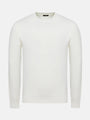 Cassian Crew Neck Off White Sweater 6XL