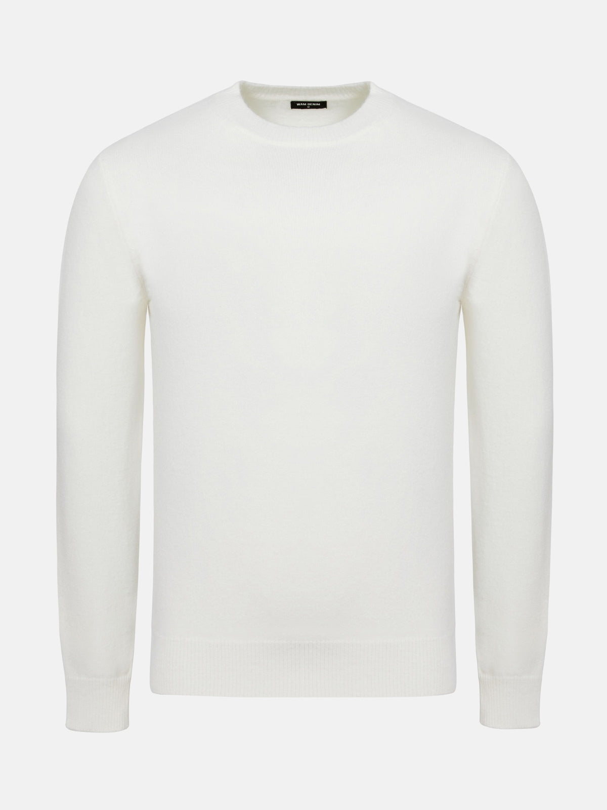 Cassian Crew Neck Off White Sweater 6XL