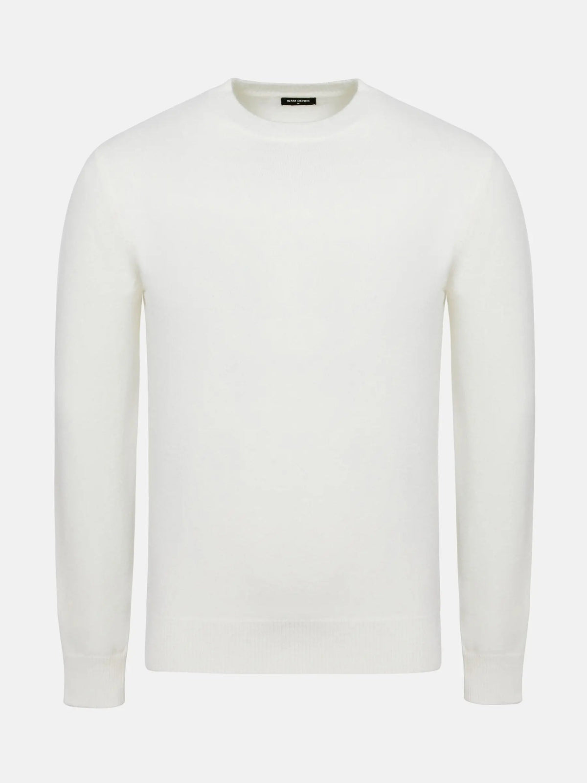 Cassian Crew Neck Off White Sweater 6XL