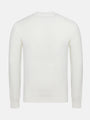 Cassian Crew Neck Off White Sweater 6XL