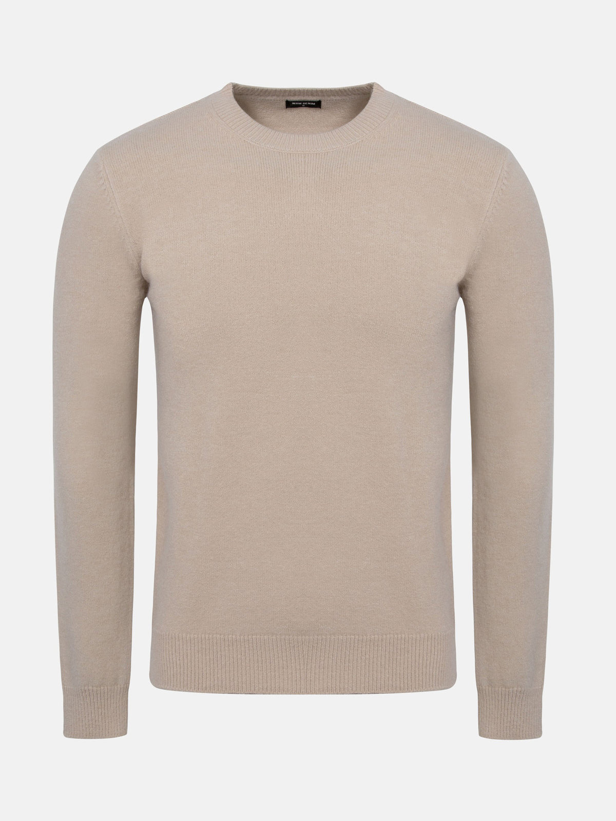 Cassian Crew Neck Beige Sweater 6XL