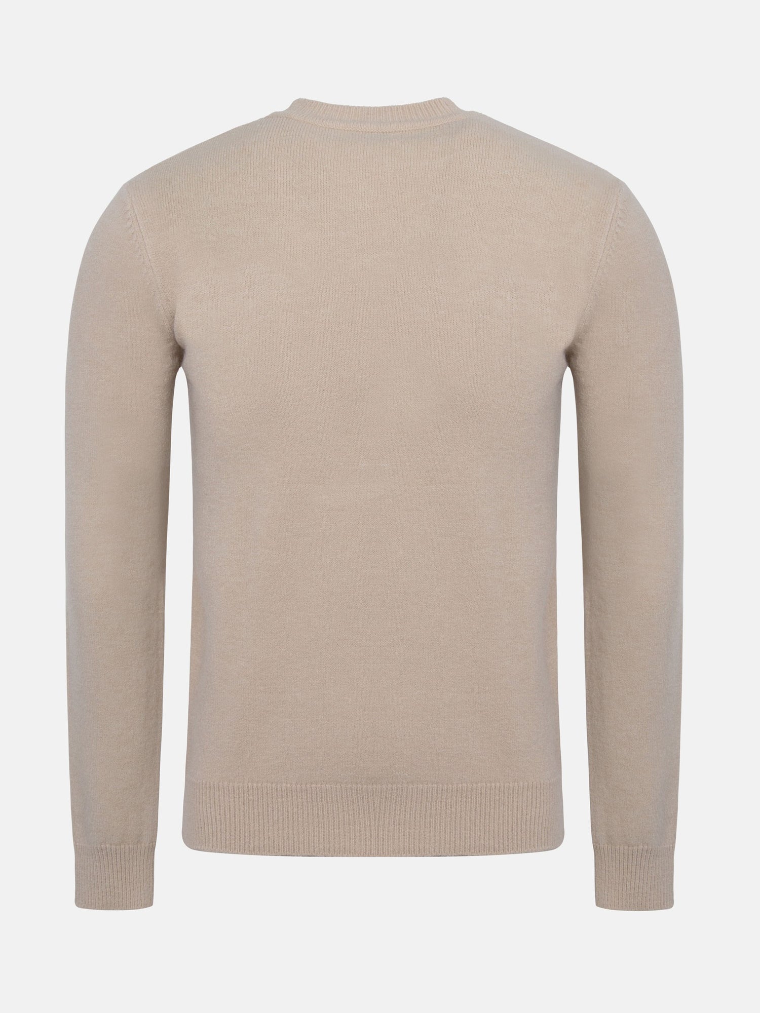 Cassian Crew Neck Beige Sweater 6XL