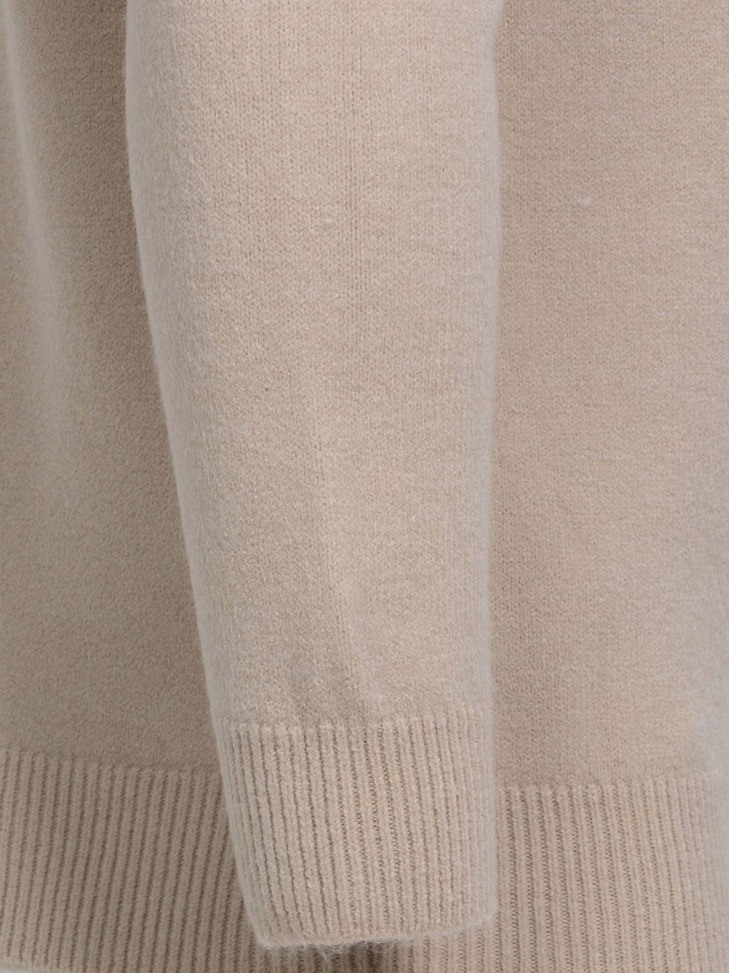 Cassian Crew Neck Beige Sweater 6XL