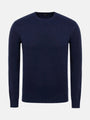 Cassian Crew Neck Navy Sweater 6XL