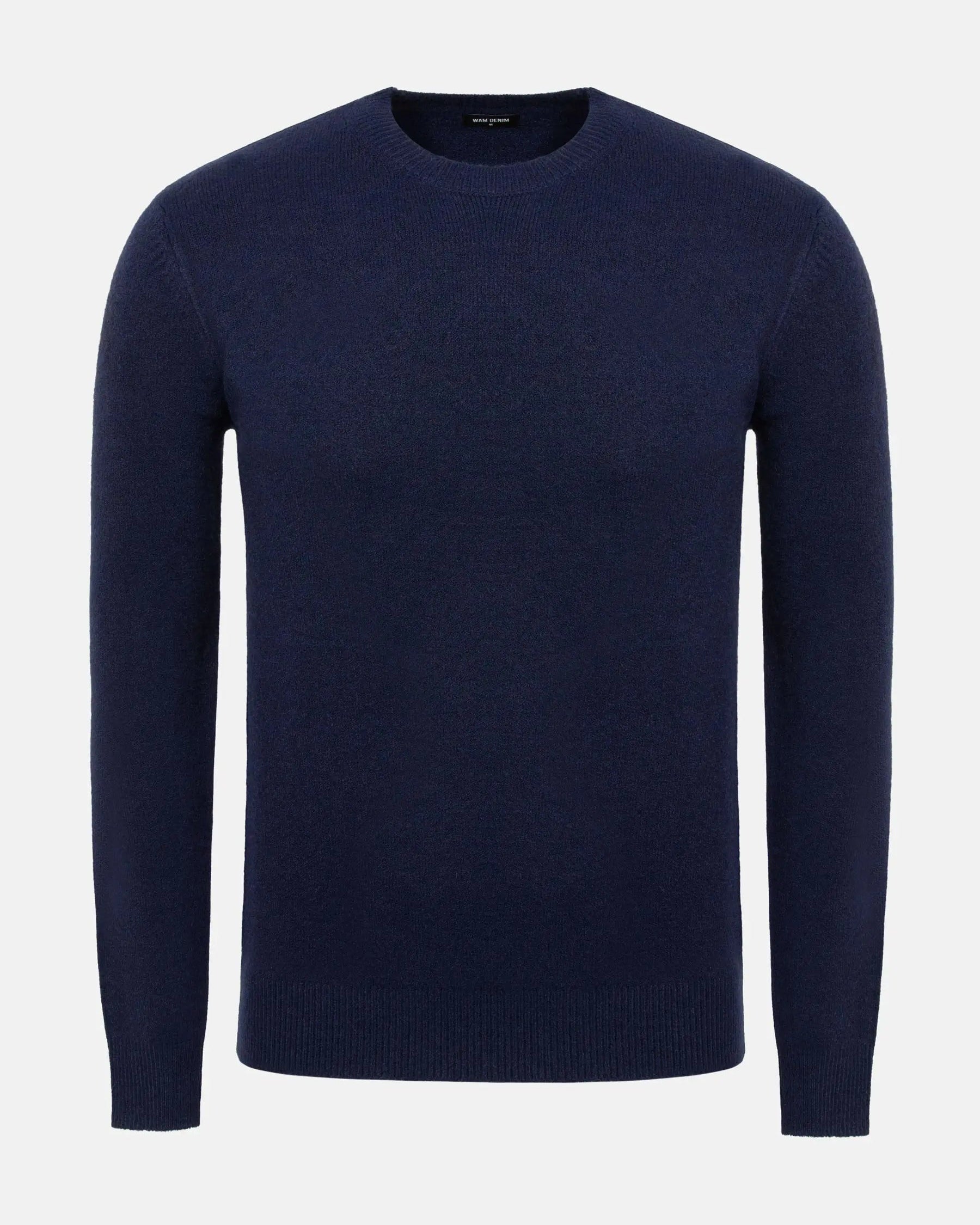 Cassian Crew Neck Navy Sweater 6XL