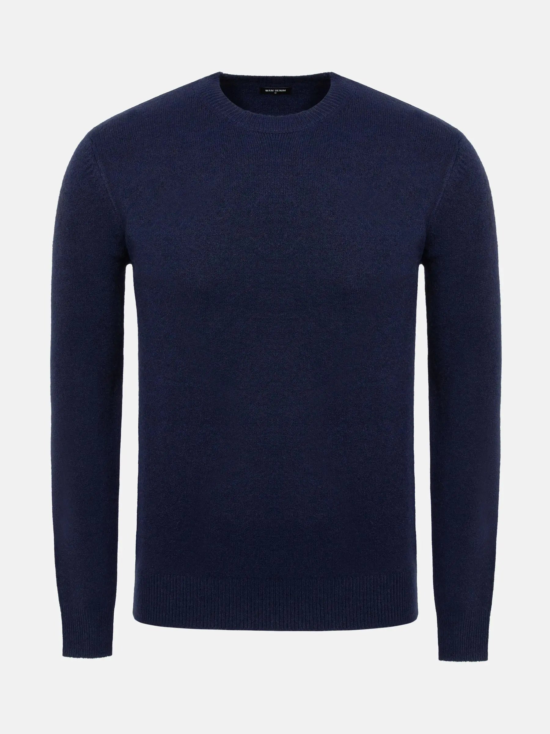Cassian Crew Neck Navy Sweater 6XL