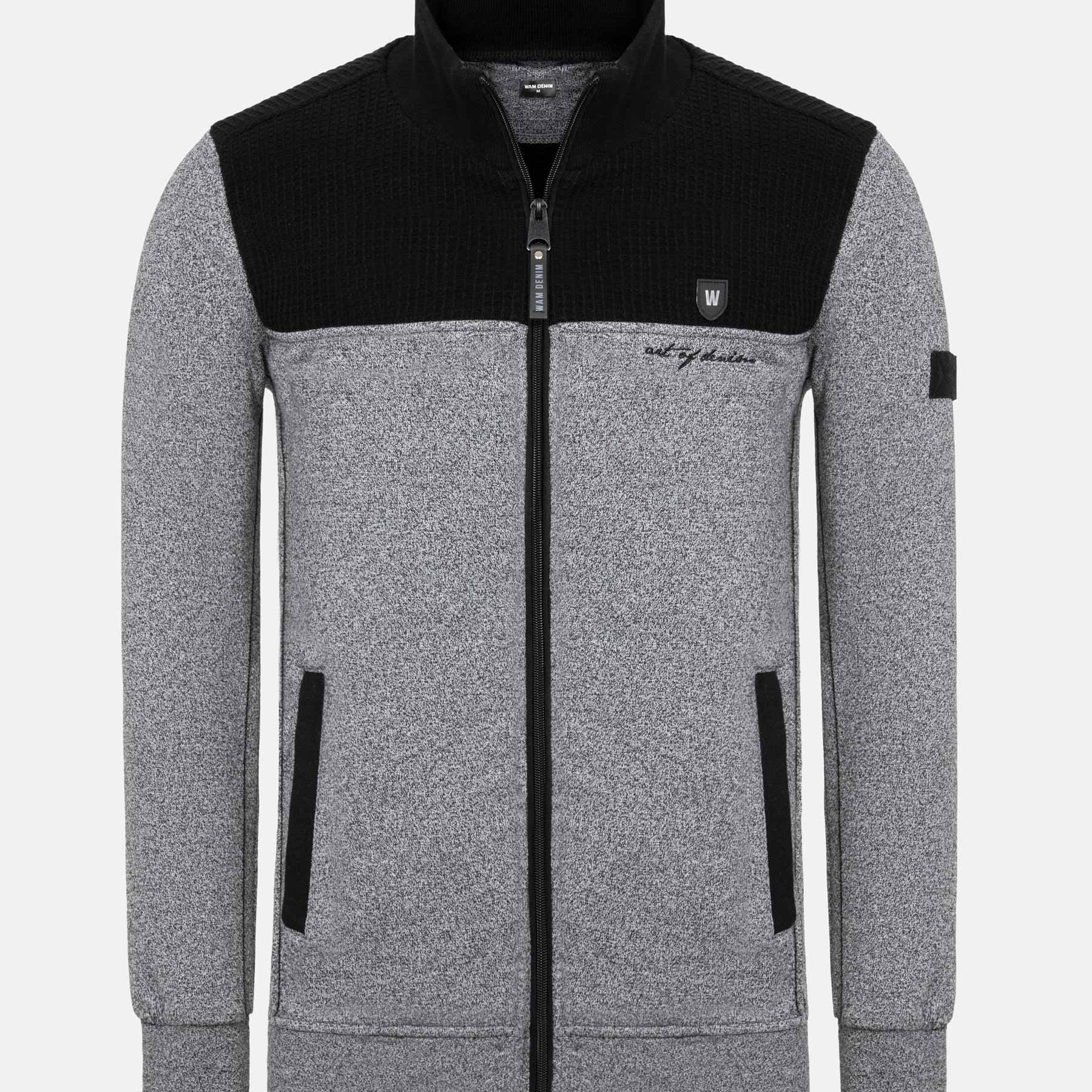 Bram High Collar Grey Vest 6XL