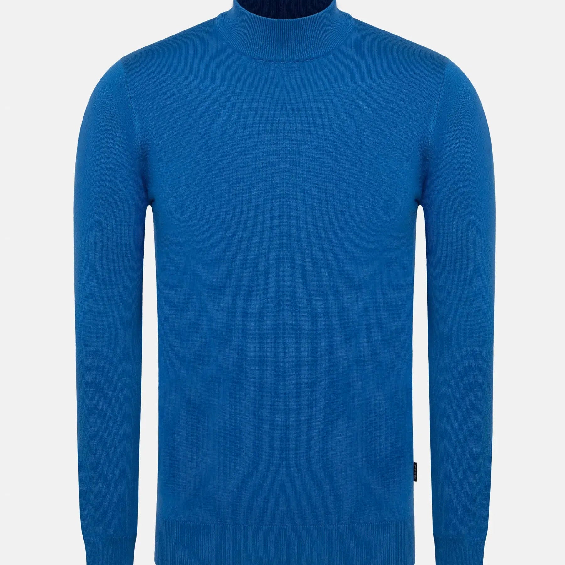Saintes High Neck Royal Blue Pullover 6XL