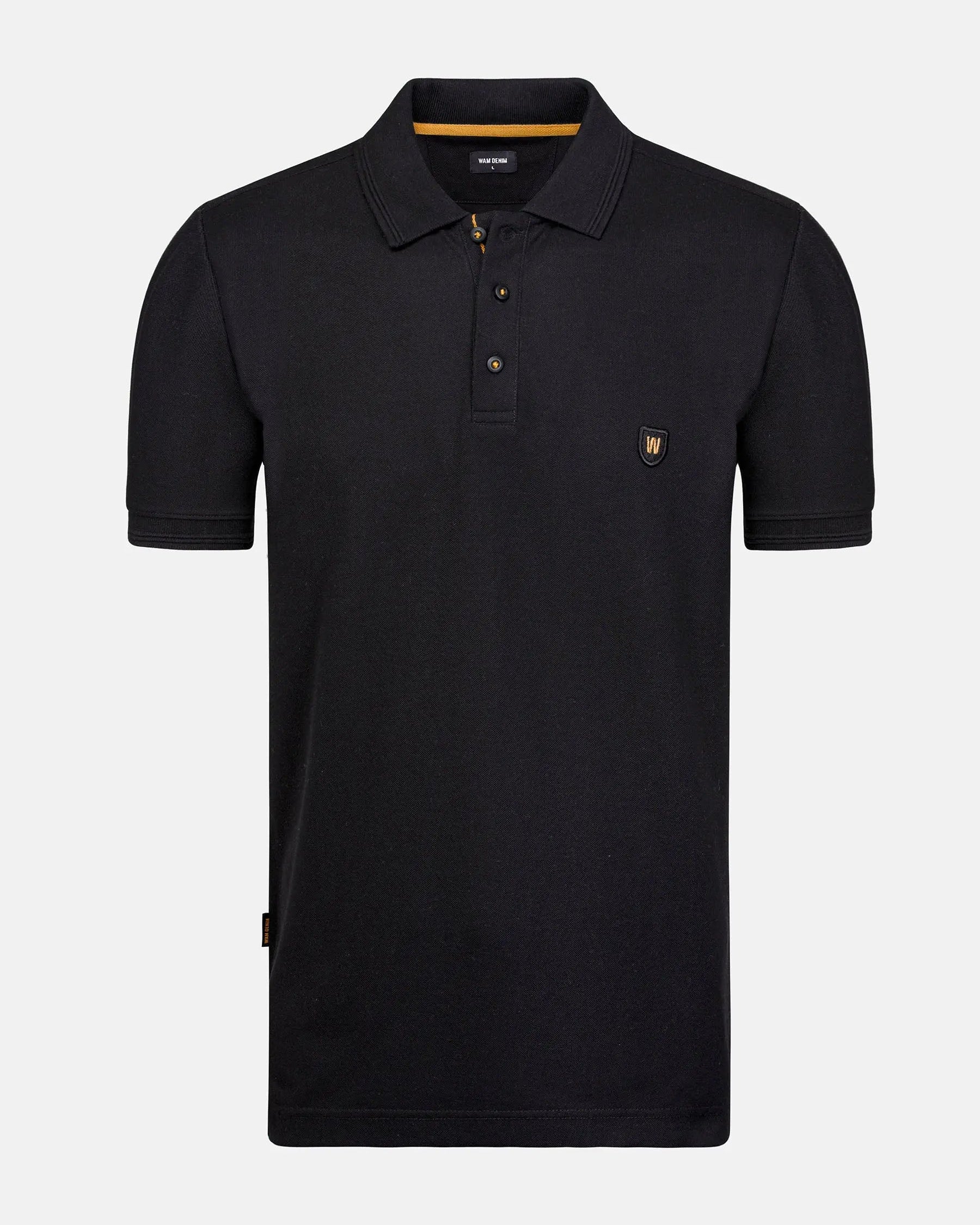 The Ameer Black Polo Wam Denim