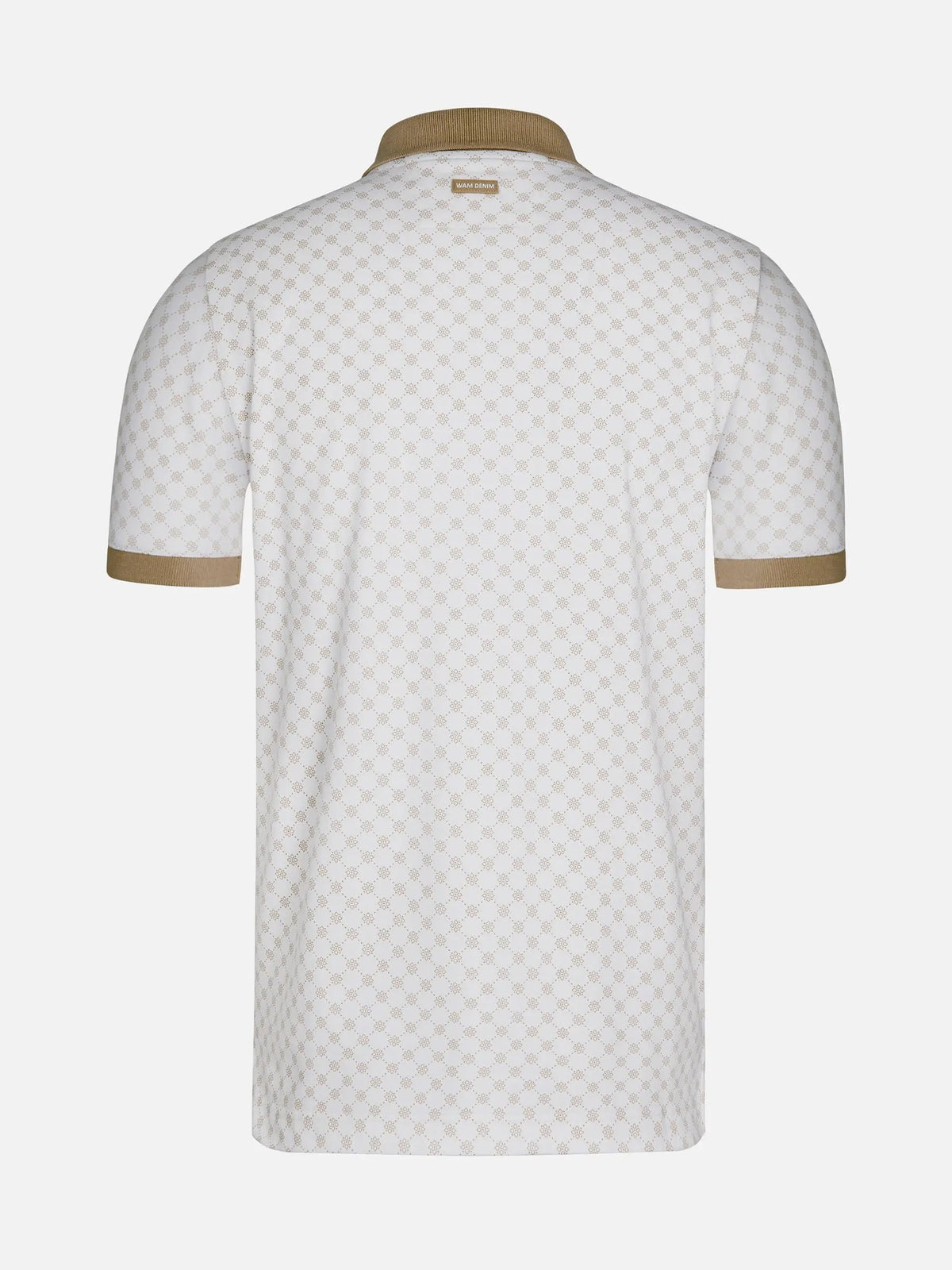 The Damir Beige White Polo Wam Denim