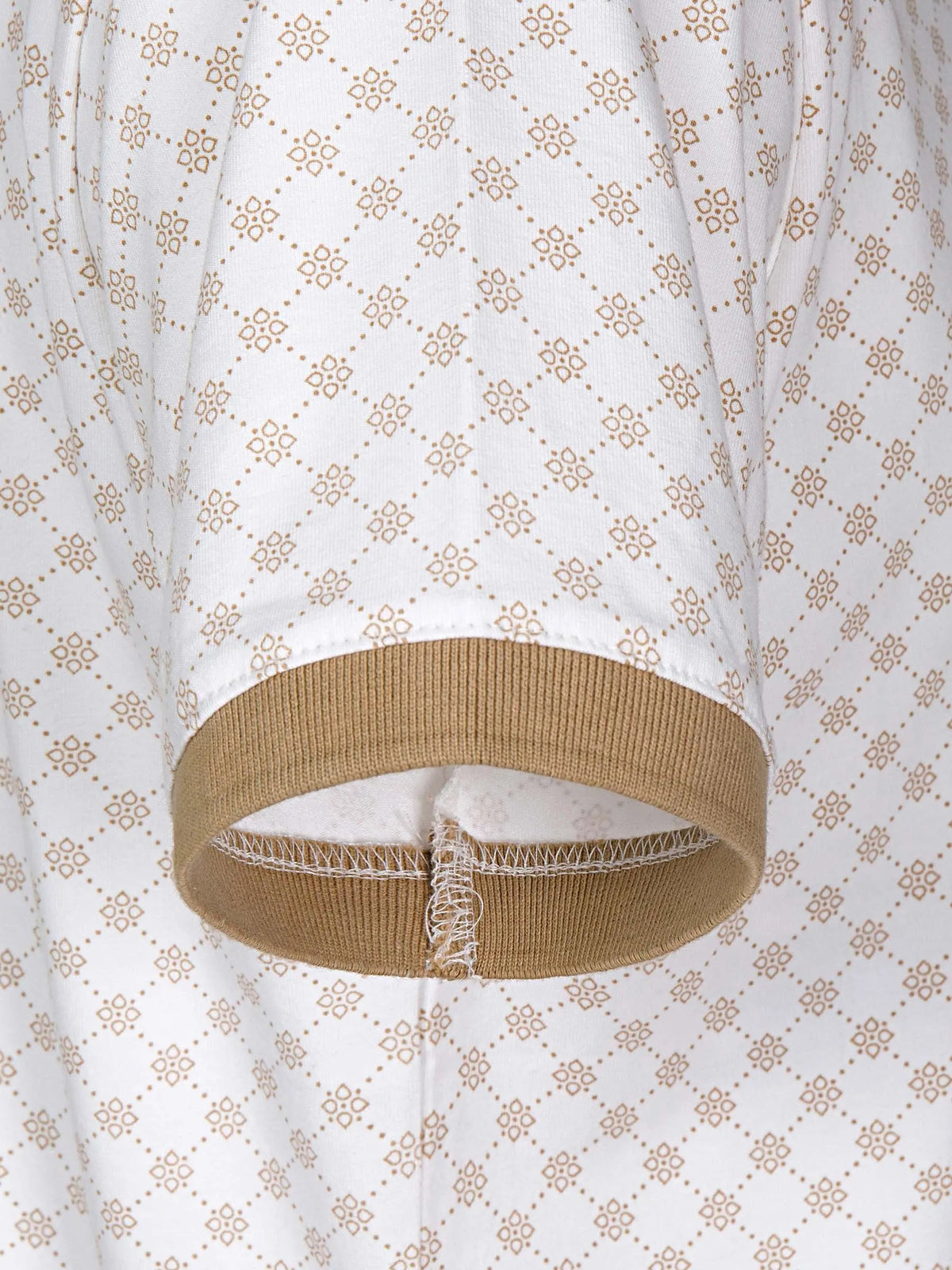 The Damir Beige White Polo Wam Denim